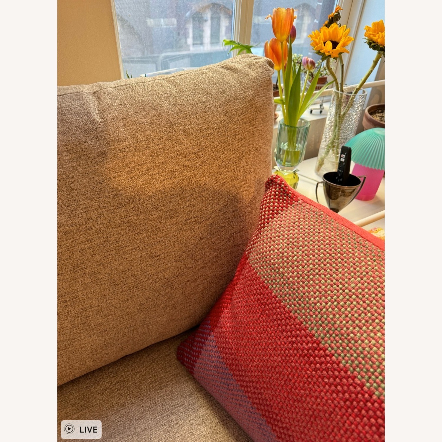 Crate and Barrel Lounge Sofa  - image-4