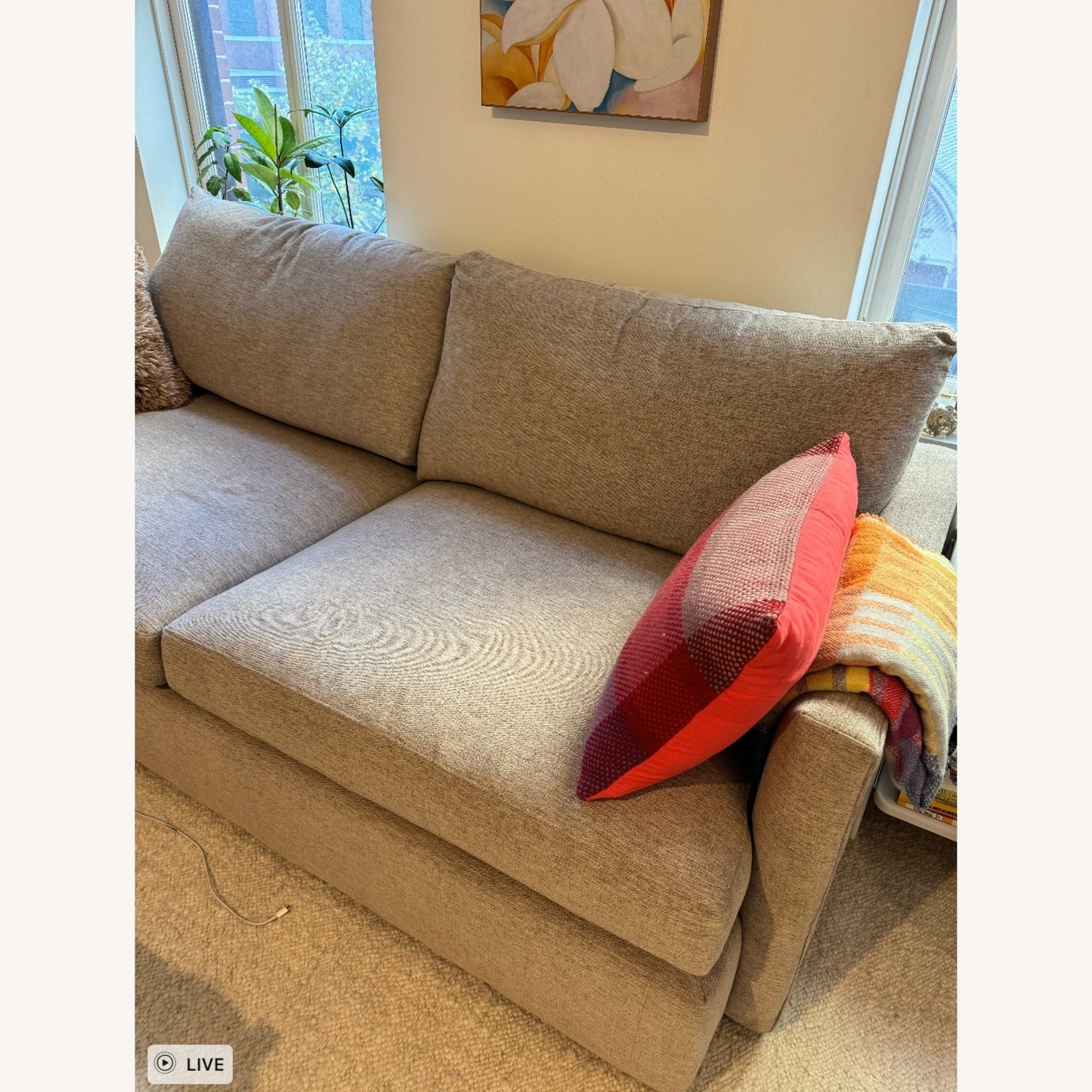 Crate and Barrel Lounge Sofa  - image-5