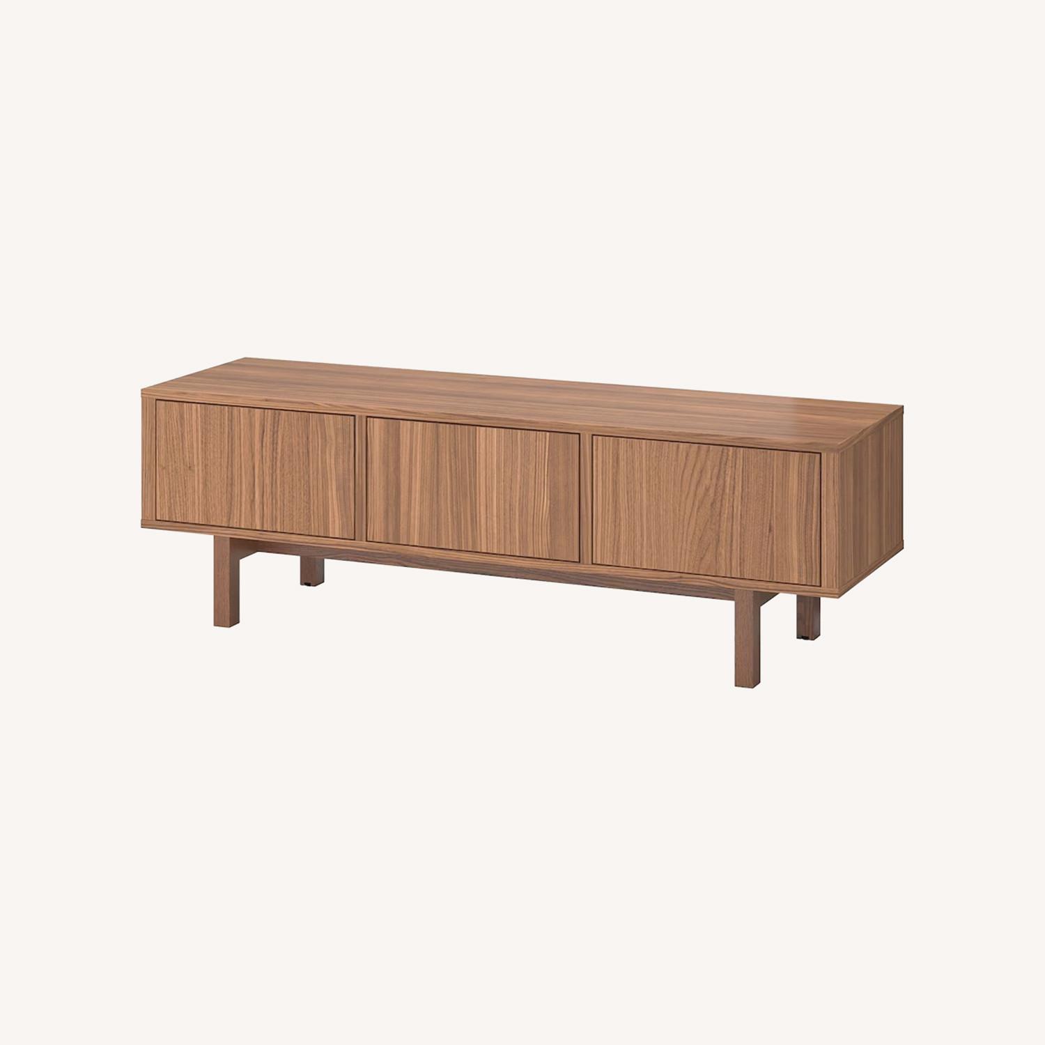 IKEA STOCKHOLM TV Unit, Walnut Veneer - image-0