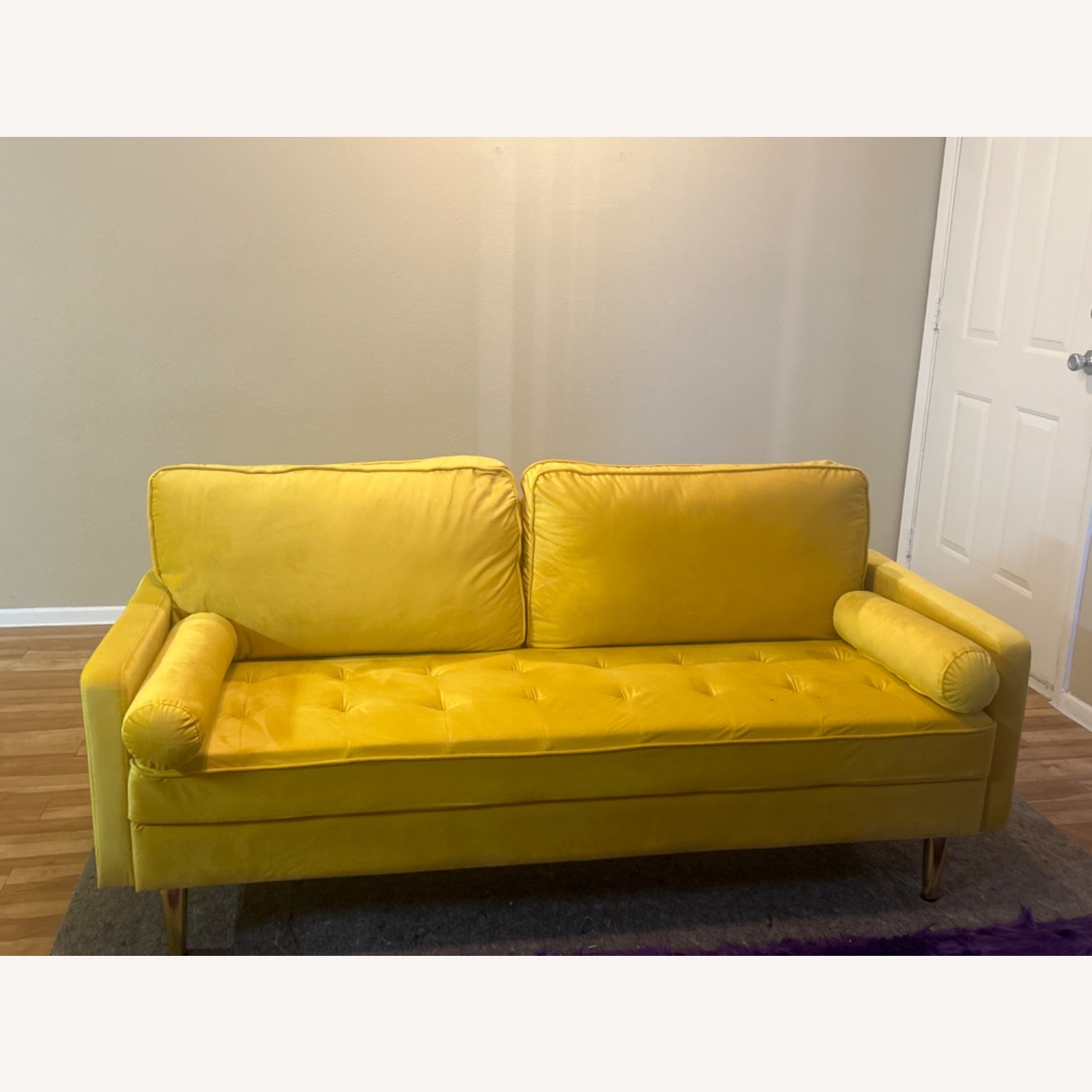 Yellow Loveseat  - image-1