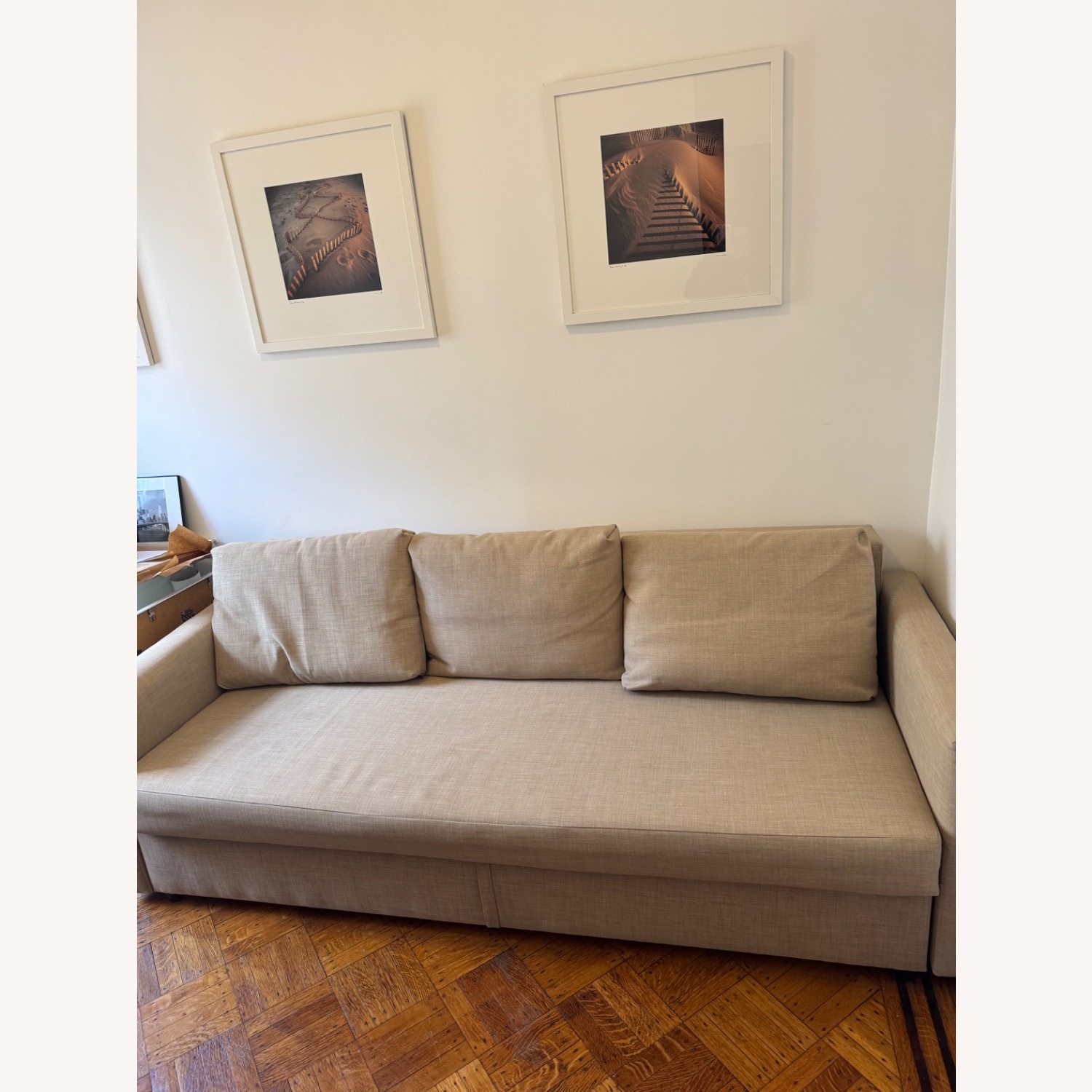 IKEA Friheten Sleeper Sofa - Beige  - image-3