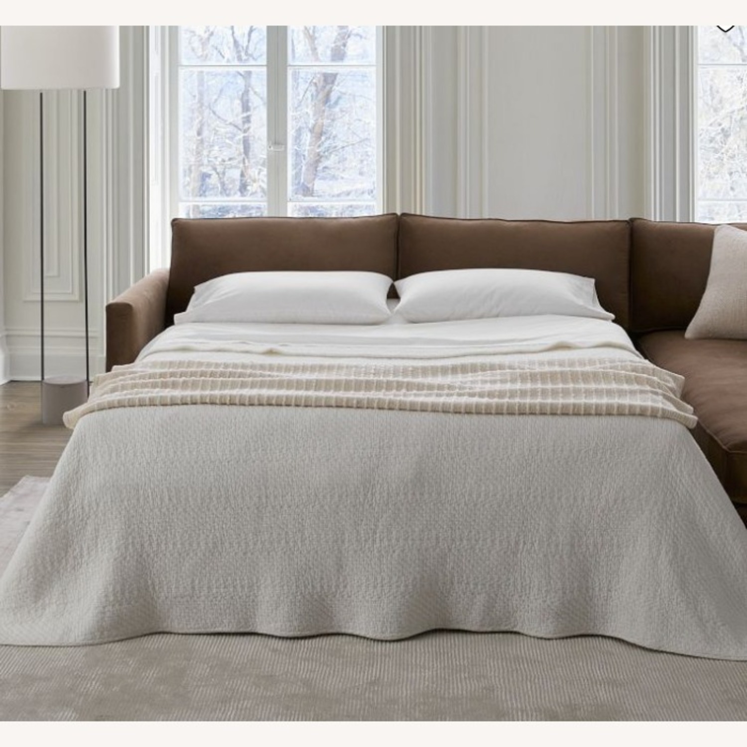 West Elm Harris Sleeper Sectional - image-3