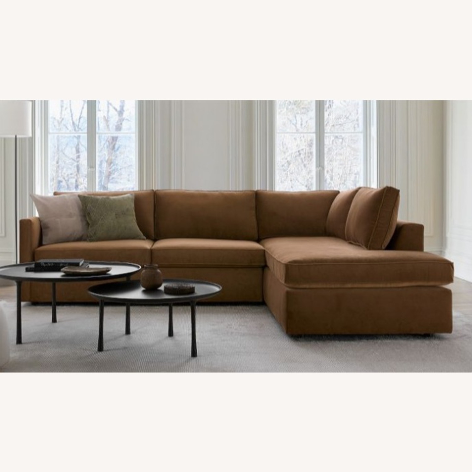 West Elm Harris Sleeper Sectional - image-1