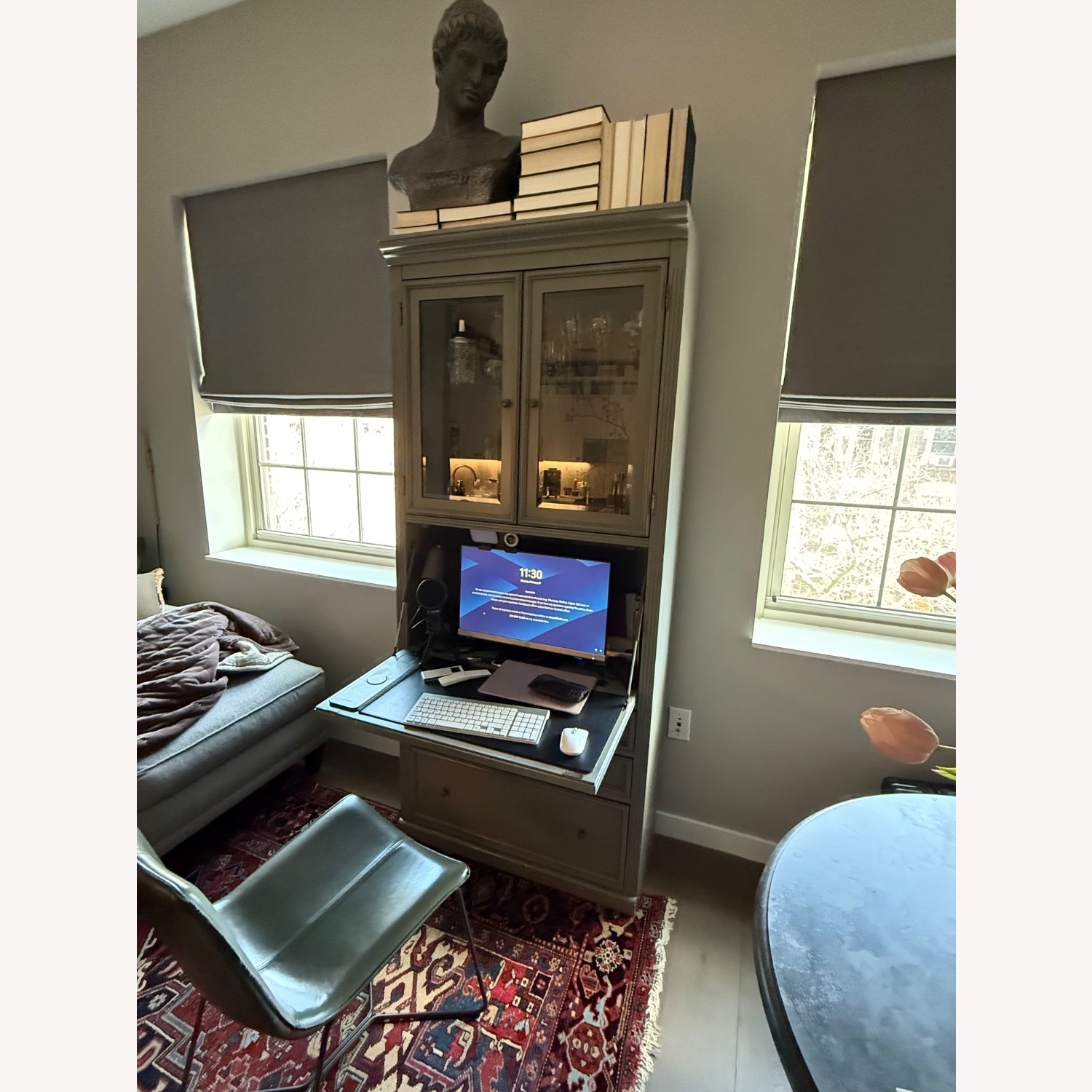 Ballard Designs Tuscan Secretary Desk - image-1