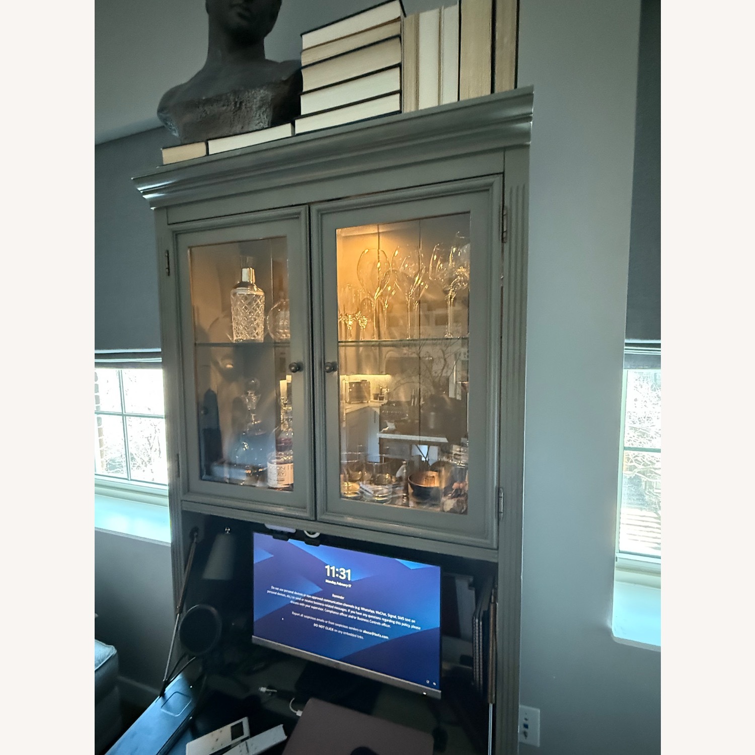 Ballard Designs Tuscan Secretary Desk - image-3