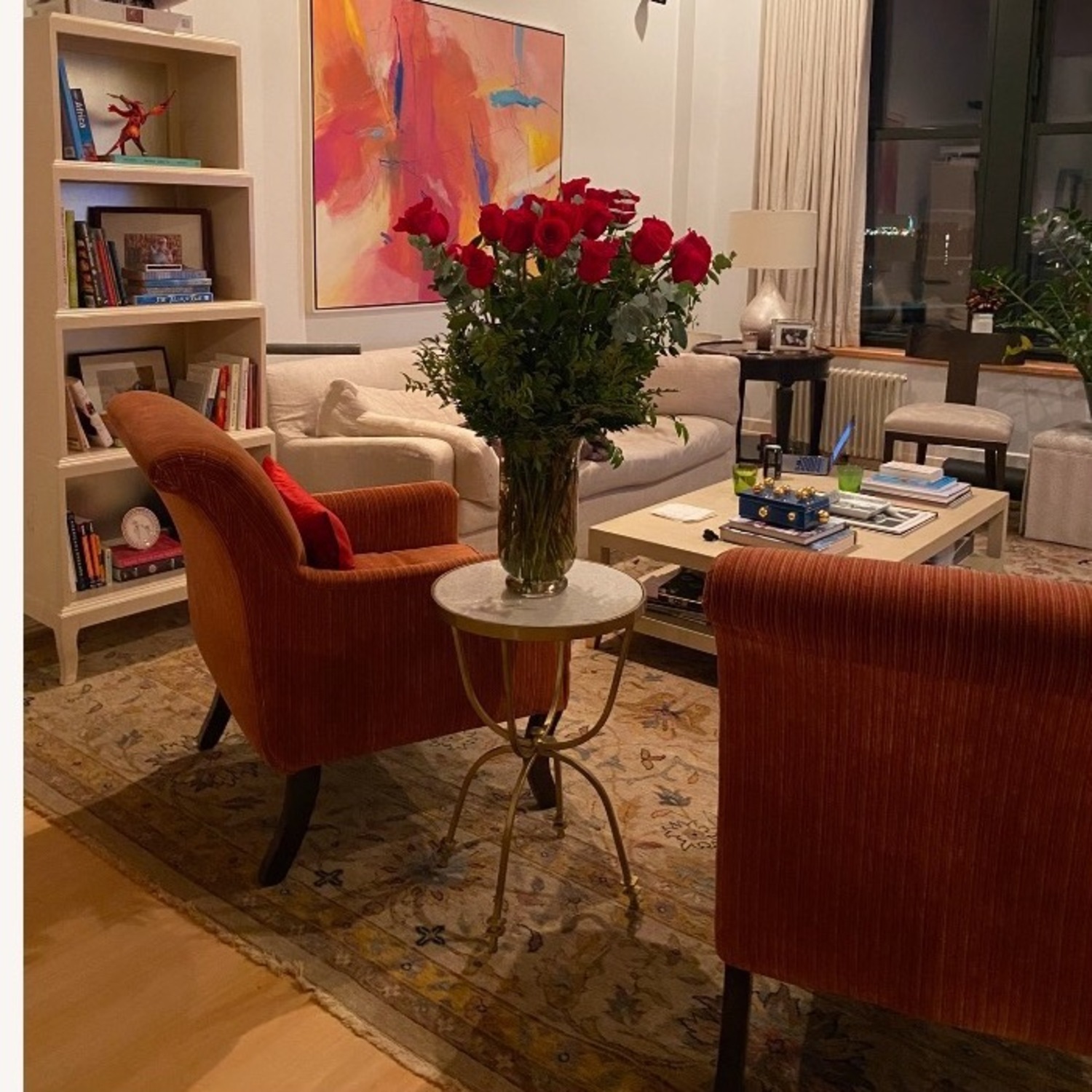 Vintage A. Rudin Upholstered Chair - image-2