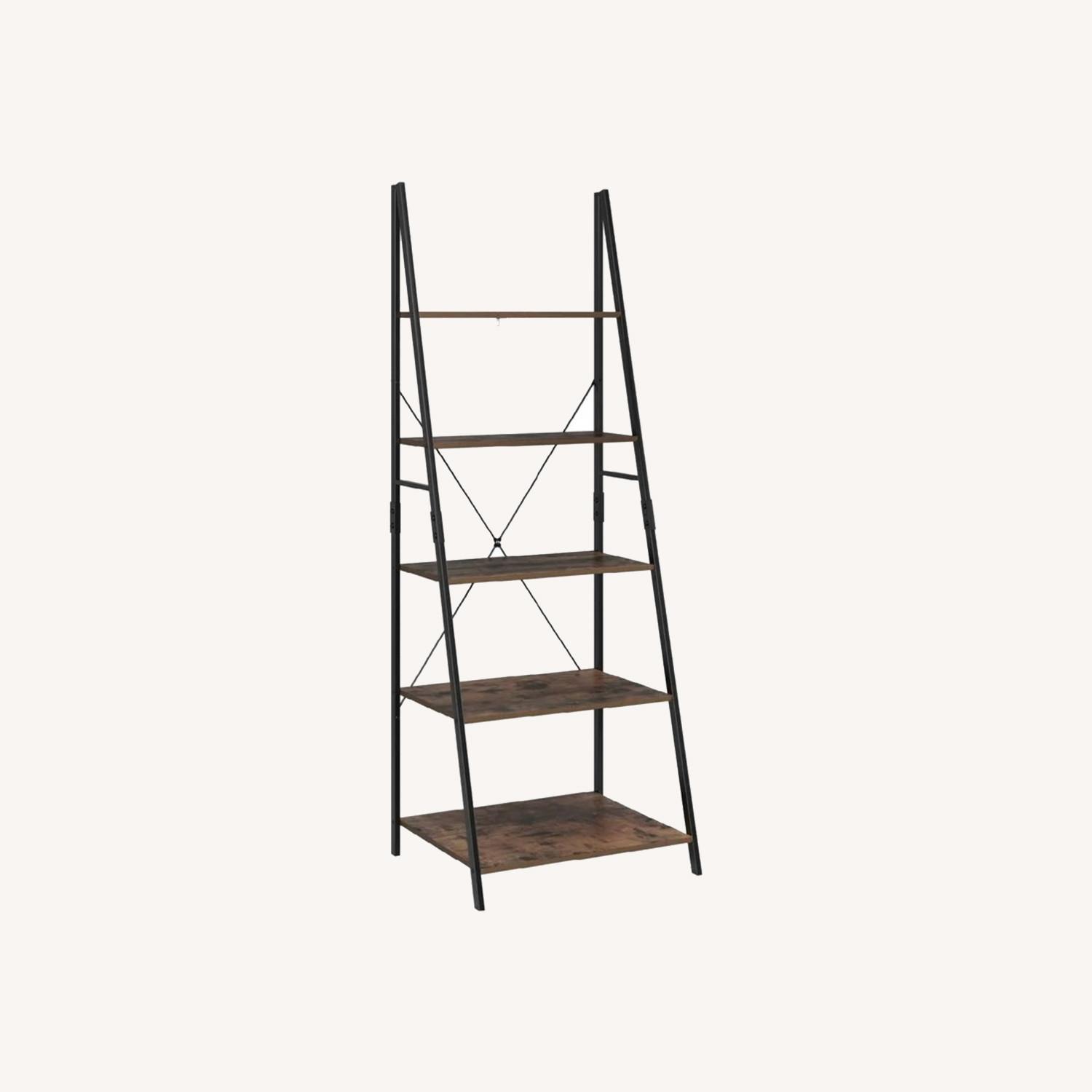 Zipcode Design Forbell 5 Tier Ladder Shelf Freestanding Display Bookcase - image-0