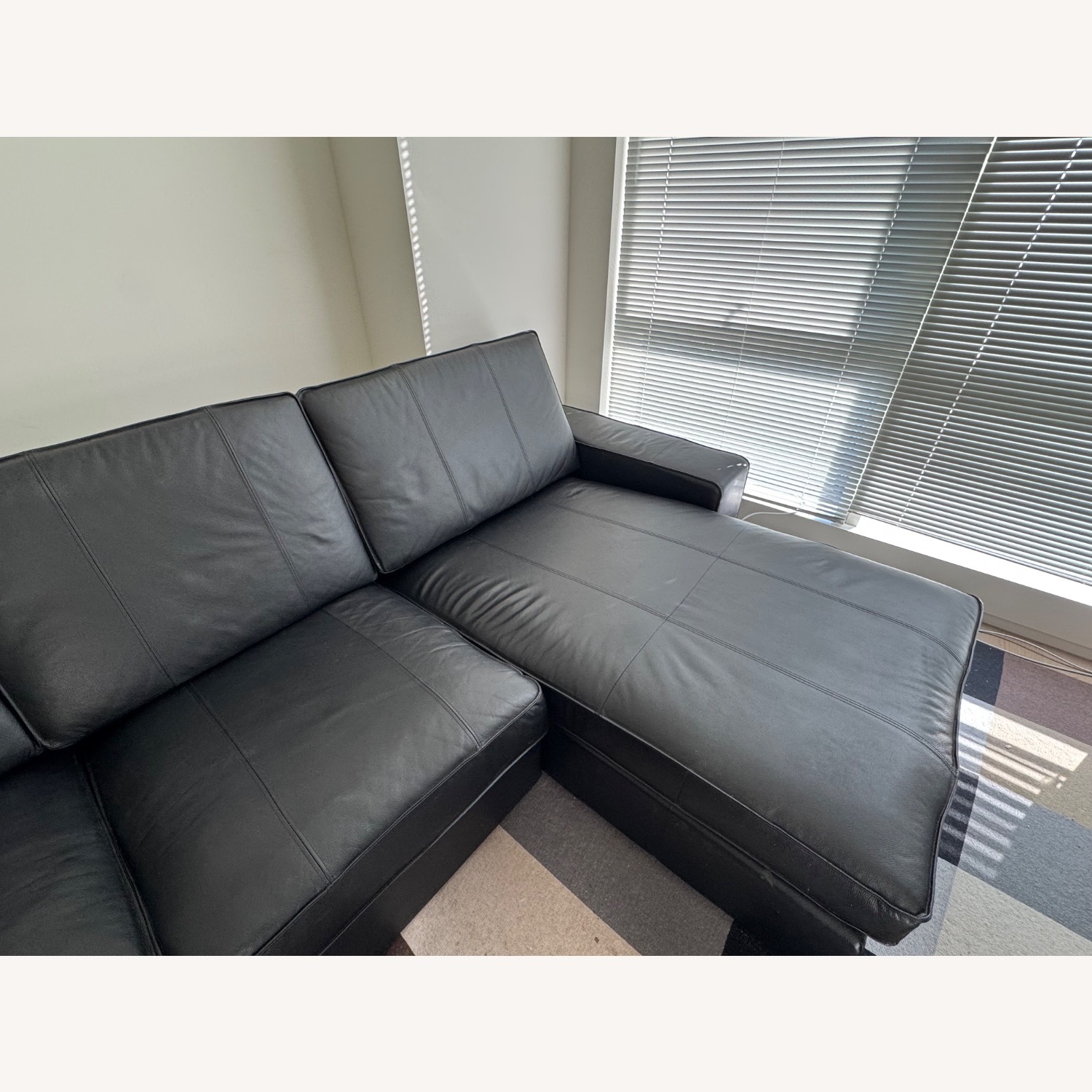 IKEA KIVIK Sectional Leather 4 Seater Sofa - image-2