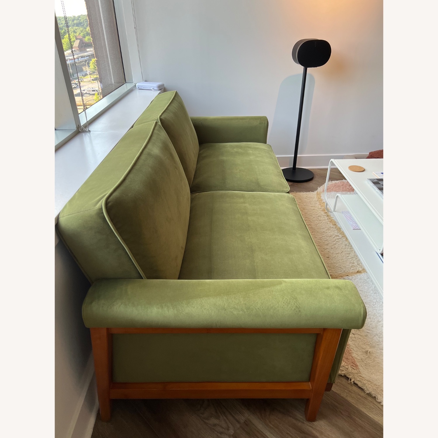 Velvet Sleeper Sofa - image-4