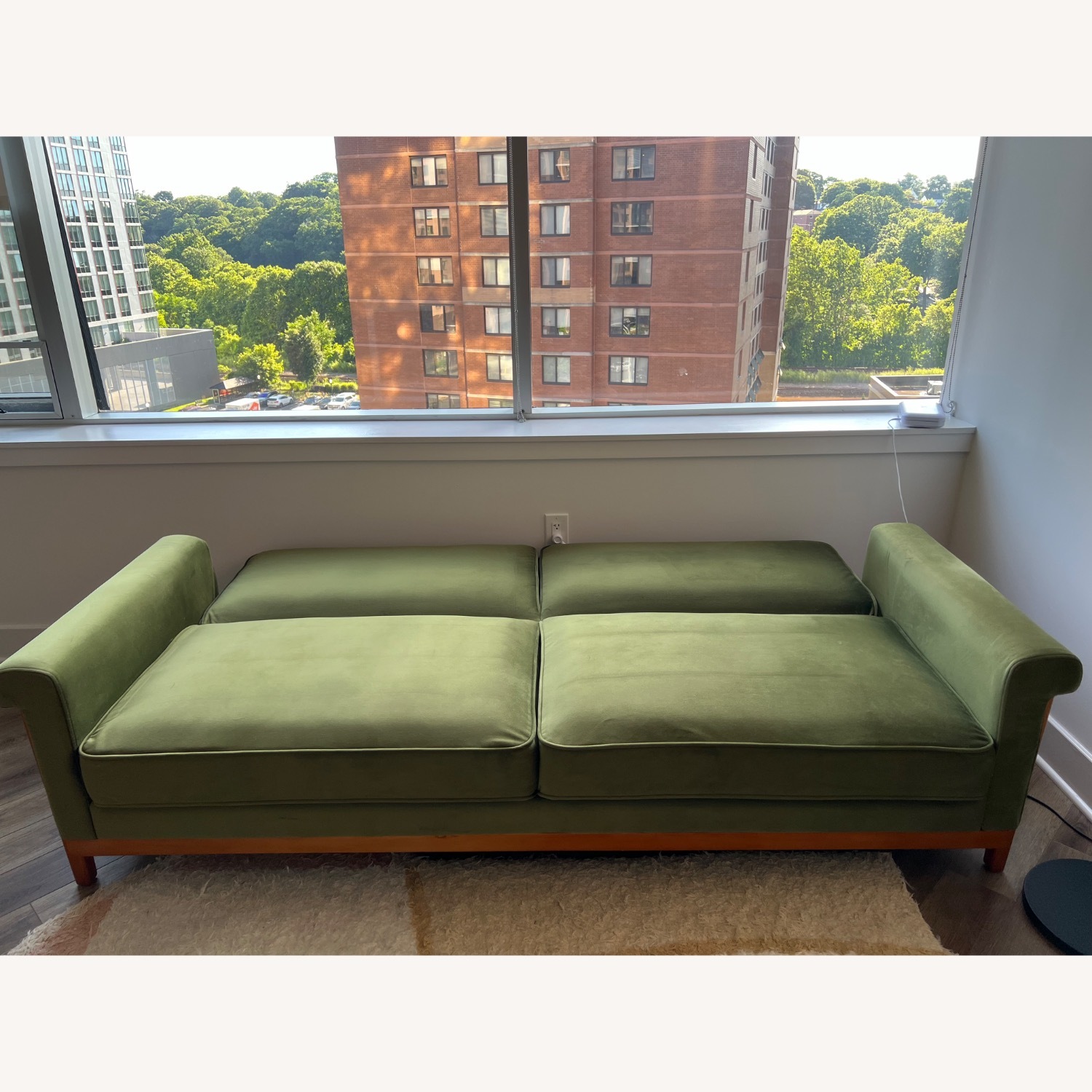 Velvet Sleeper Sofa - image-5