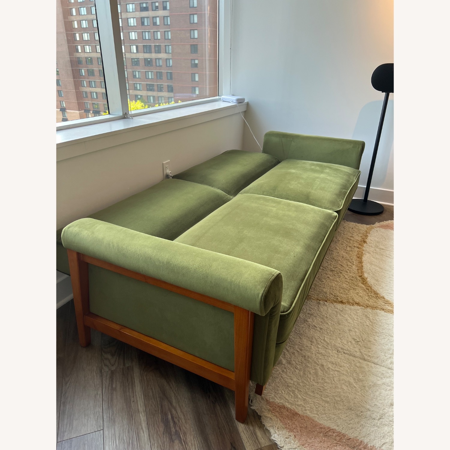 Velvet Sleeper Sofa - image-3