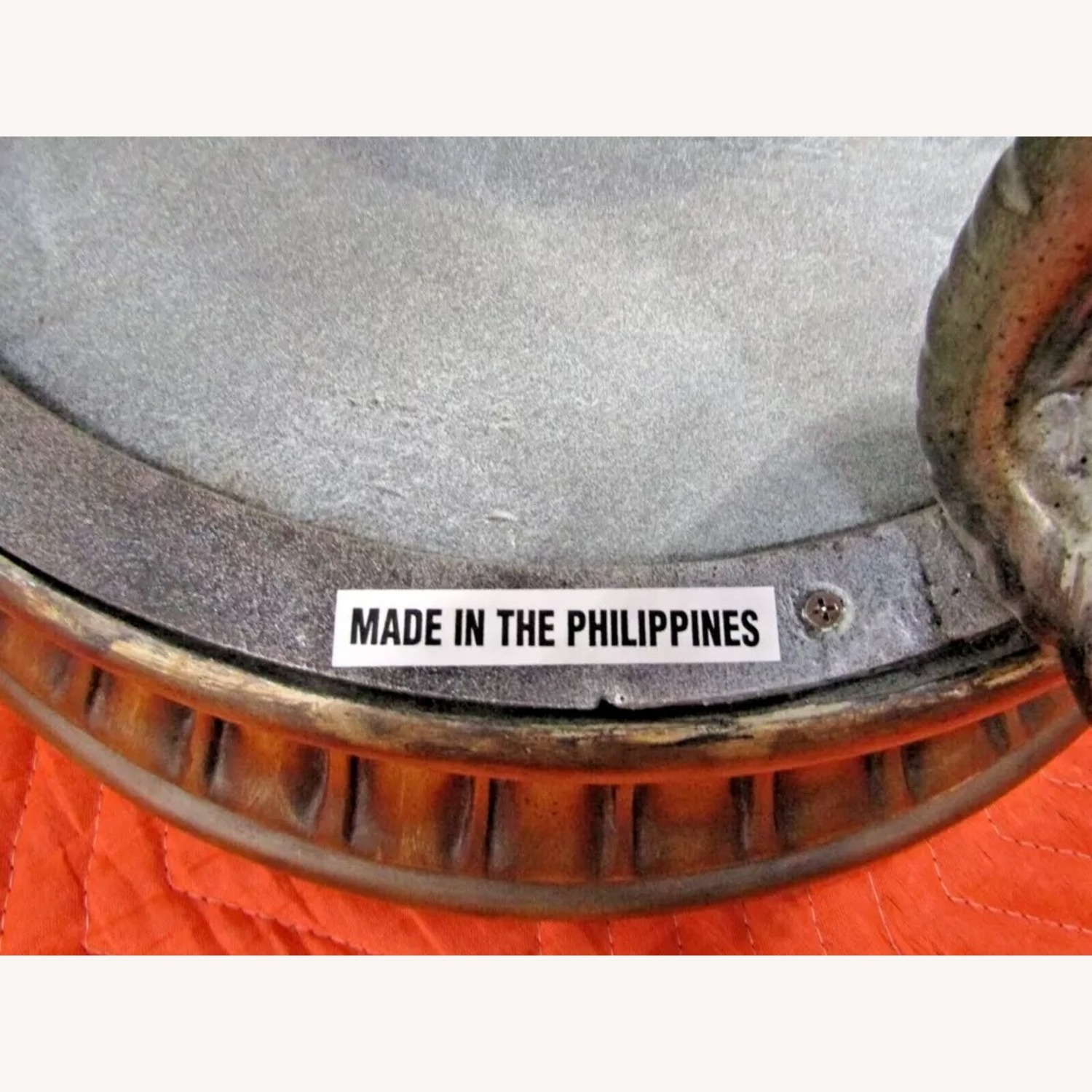 Maitland-Smith Three Elephant Heads Side Table - image-9