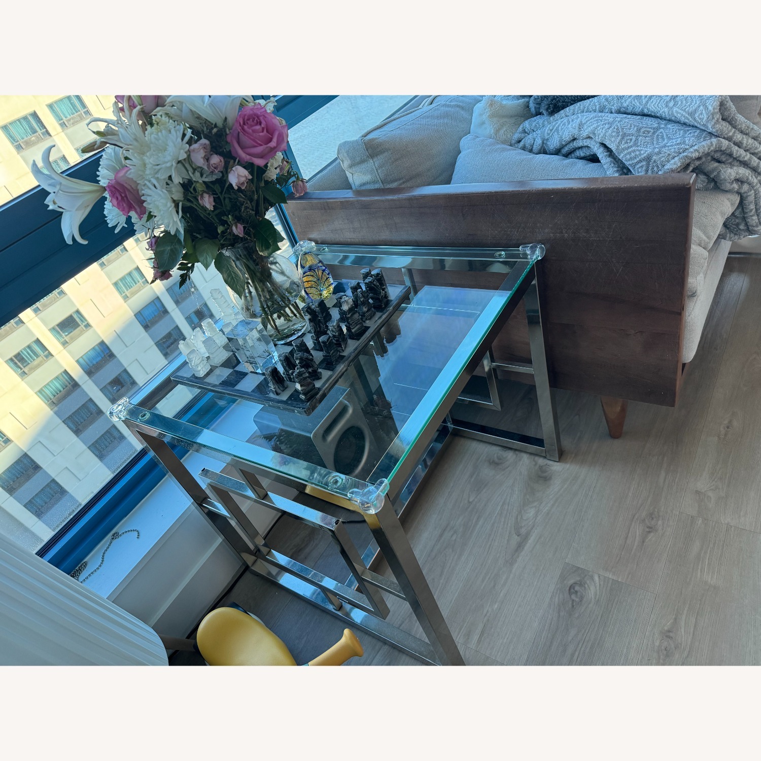 Coaster Fine Merced Glass Side Table - image-1