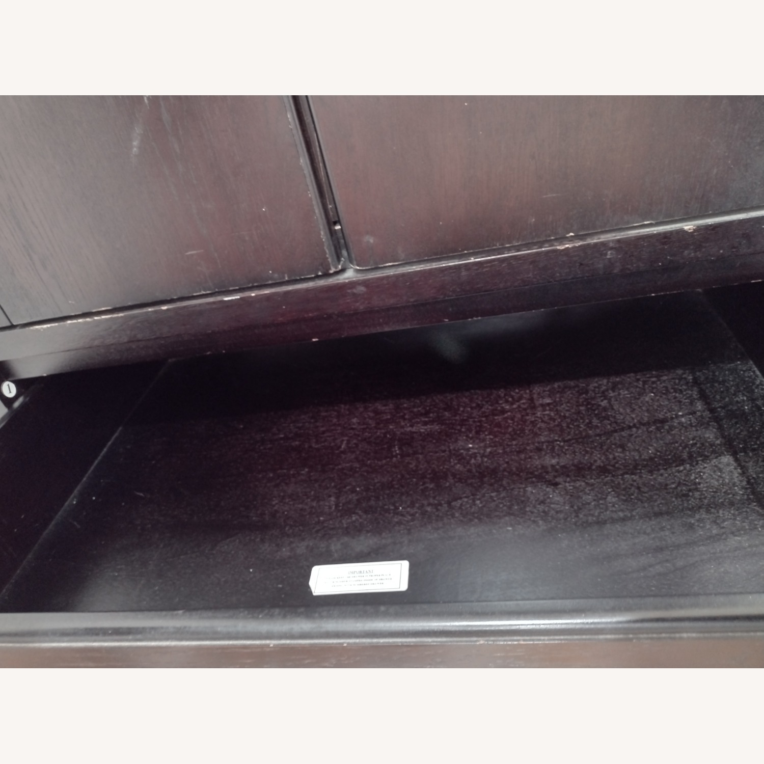 Vintage TV Armoire with Drawers - image-3