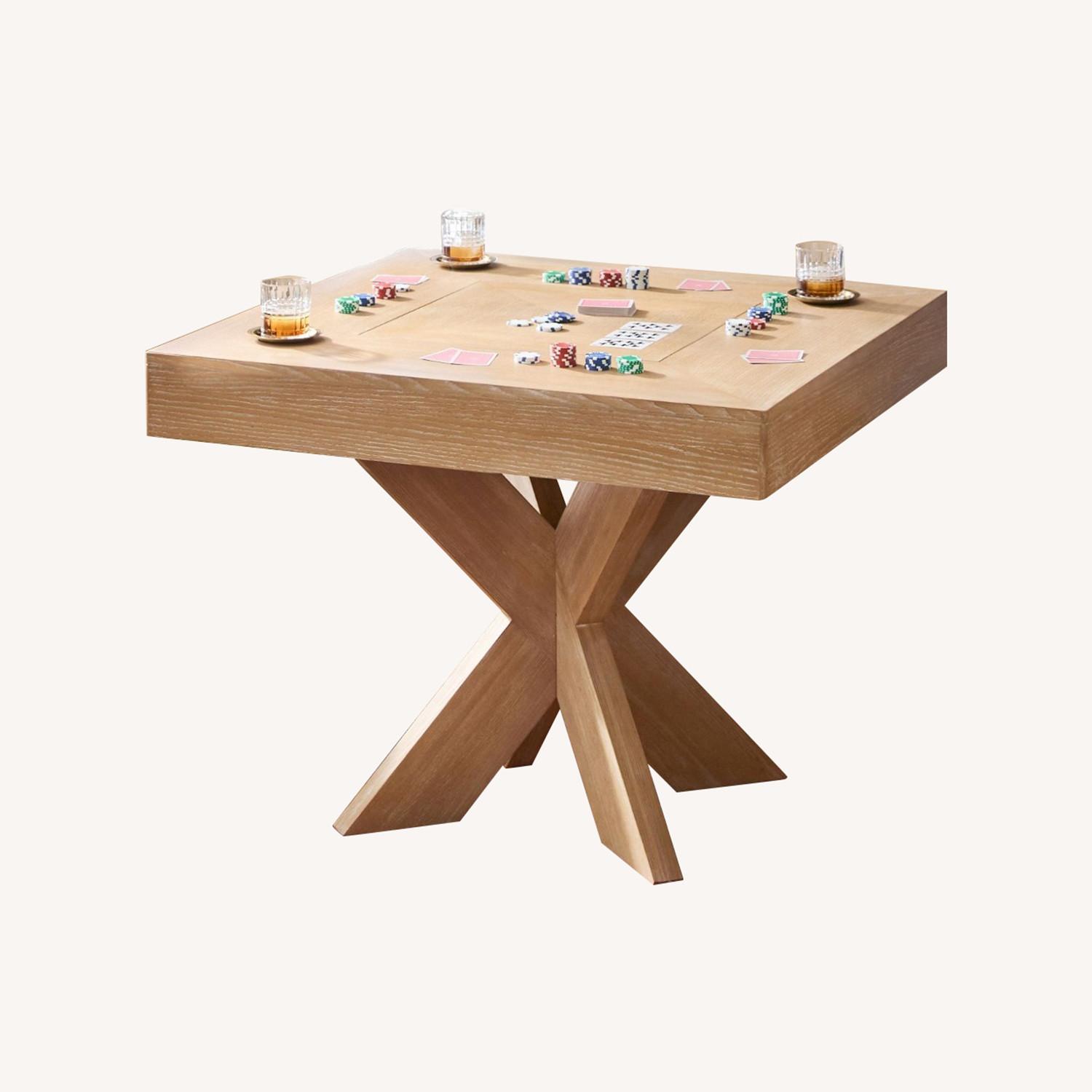 Pottery Barn Modern Farmhouse Game Table - image-0