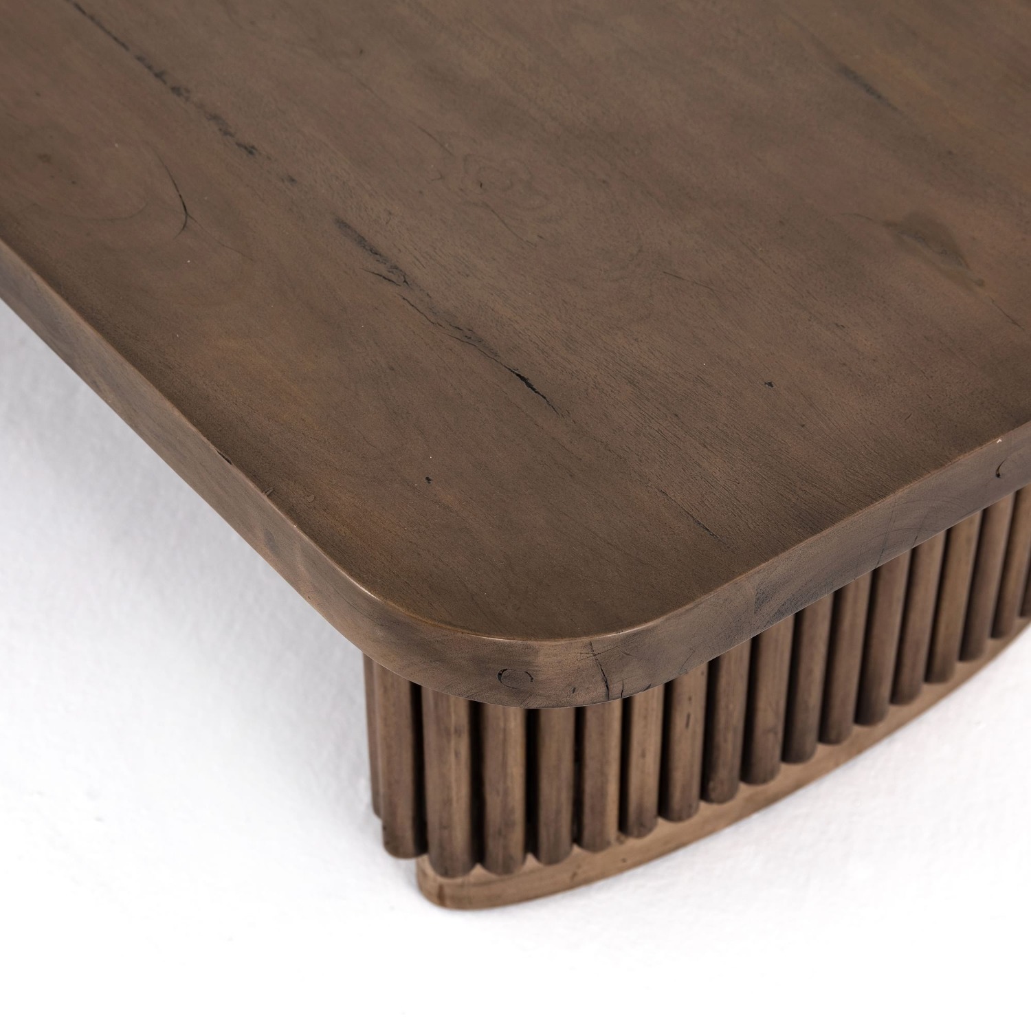 West Elm Ridged Base Coffee Table - image-1