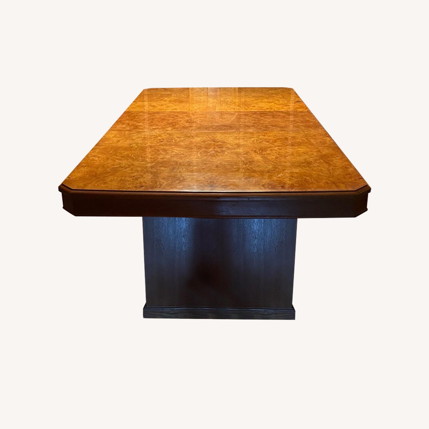 Burl Wood Dining Table - image-0