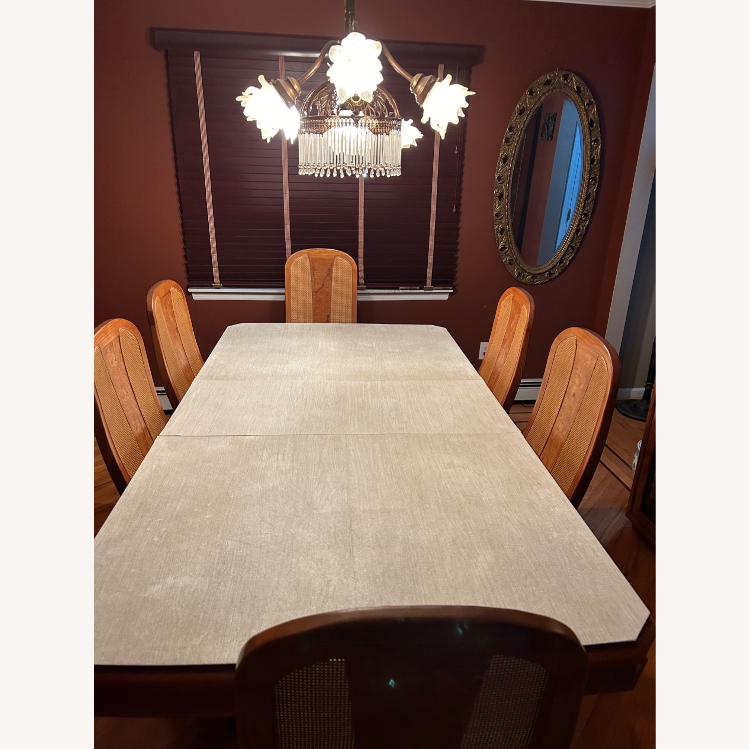 Burl Wood Dining Table - image-5