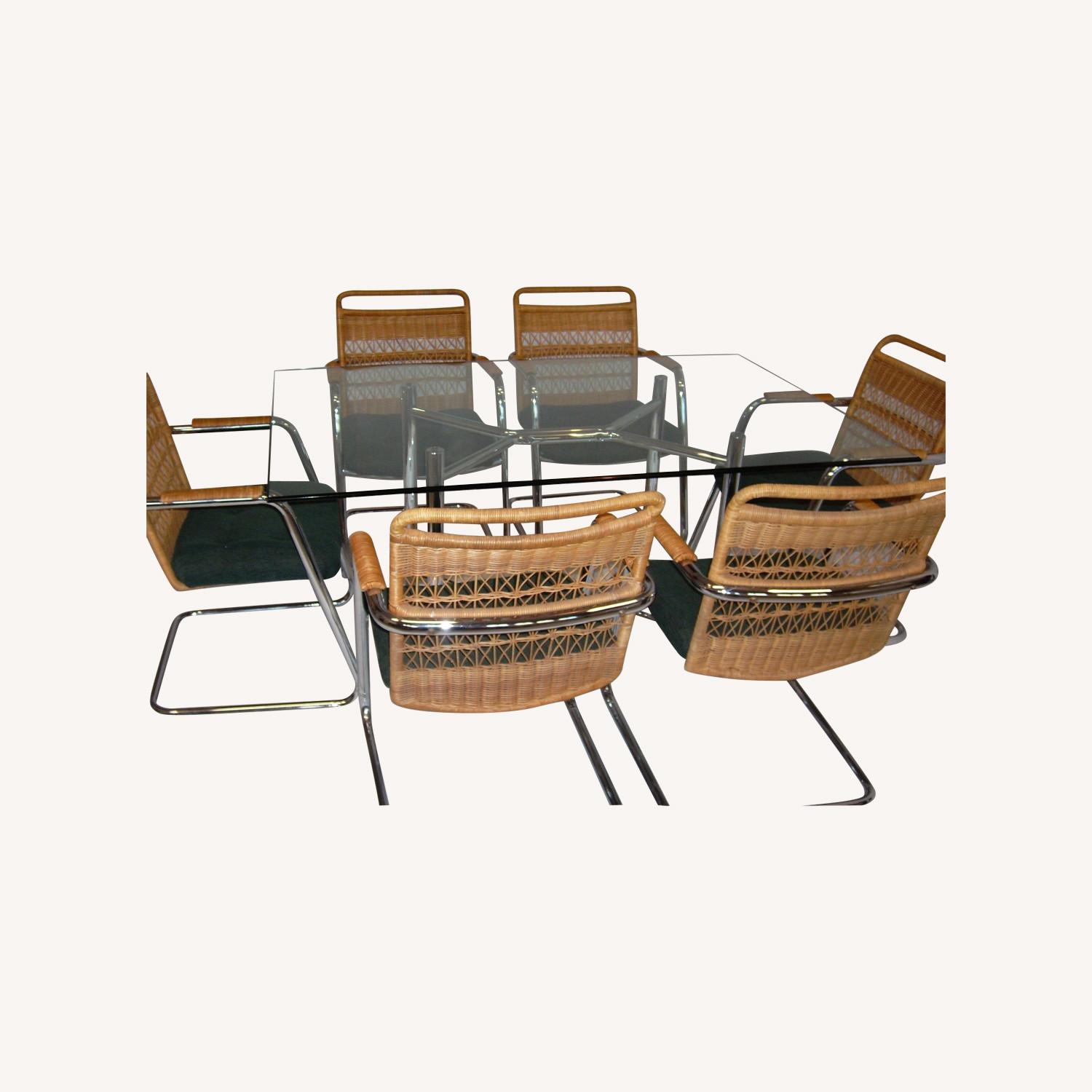 Mid- Century Modern 7 piece Dining Set - image-0
