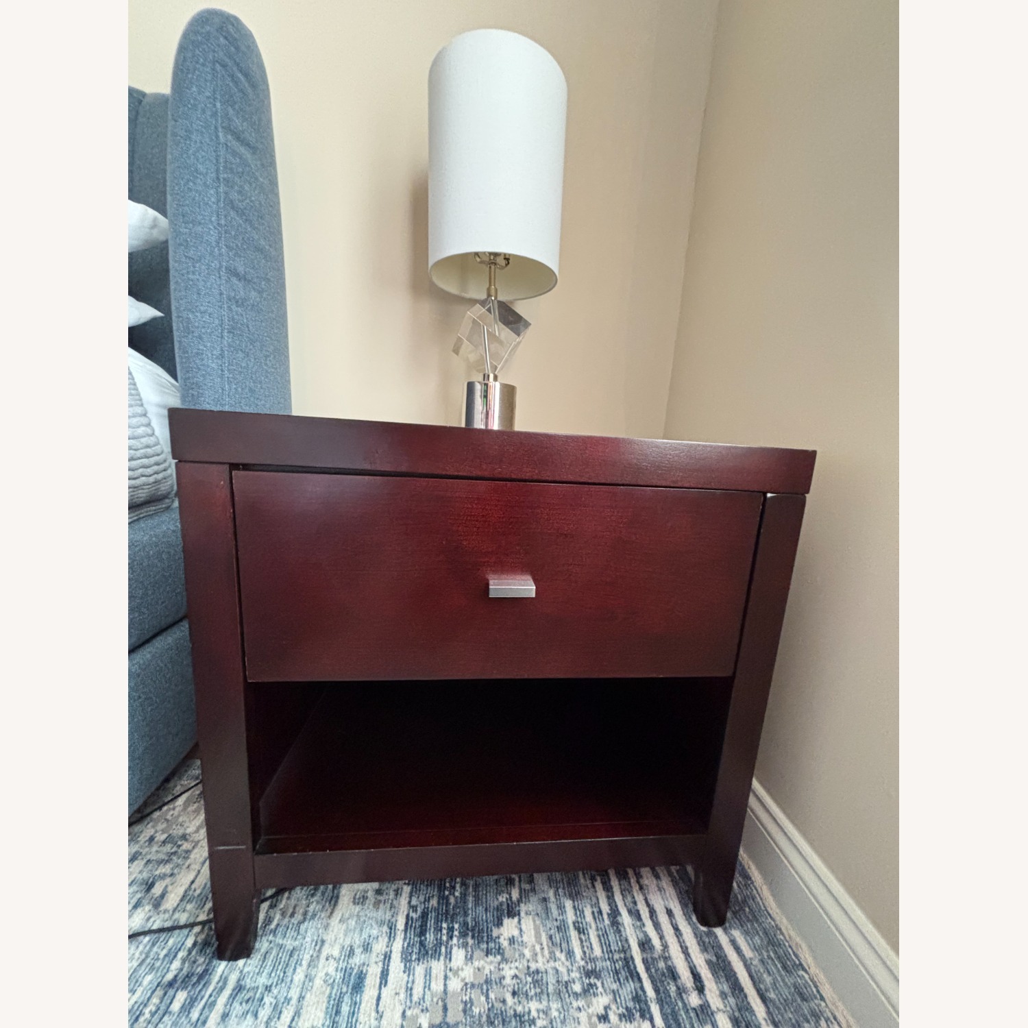 Espresso Brown Solid Wood Nightstands - image-4