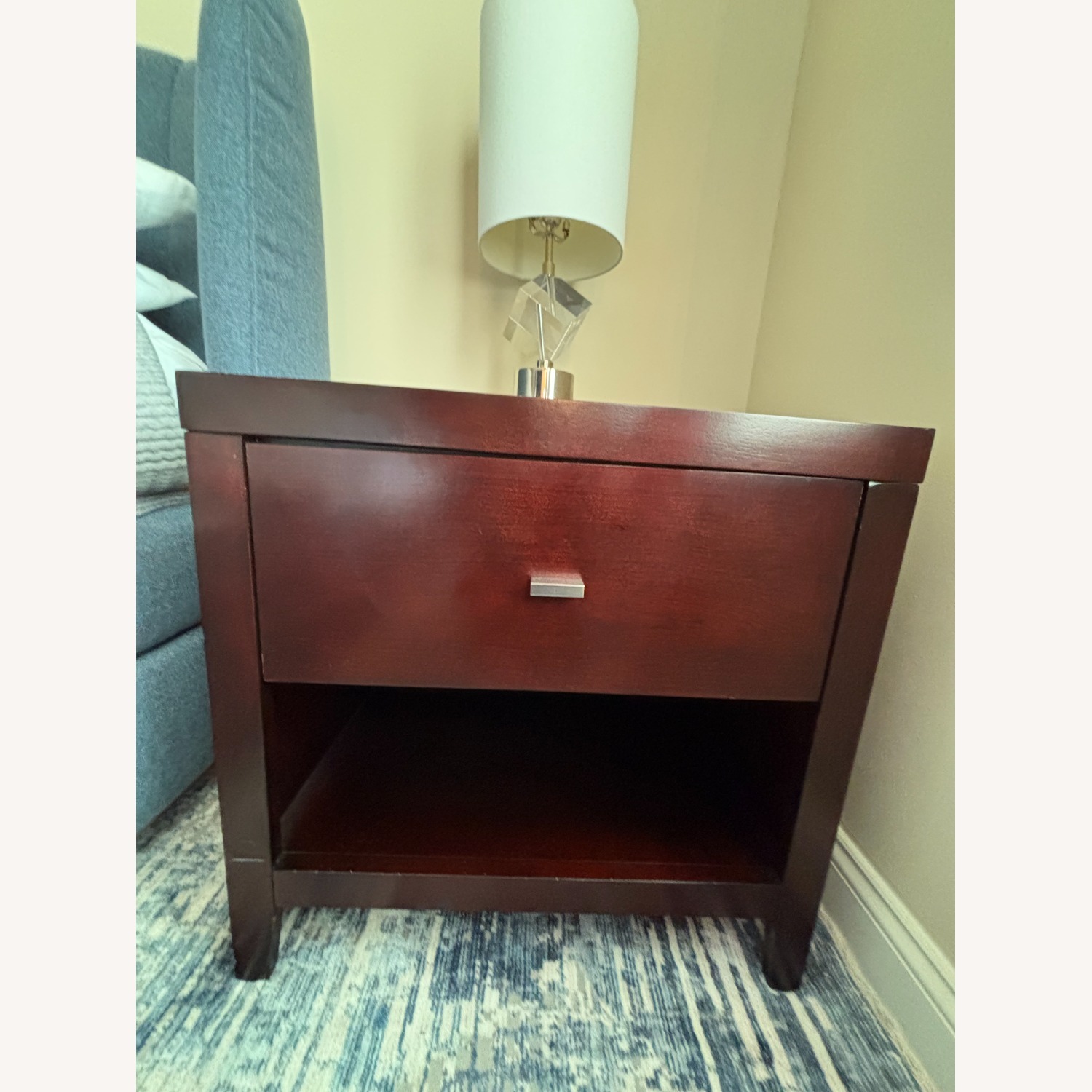 Espresso Brown Solid Wood Nightstands - image-1