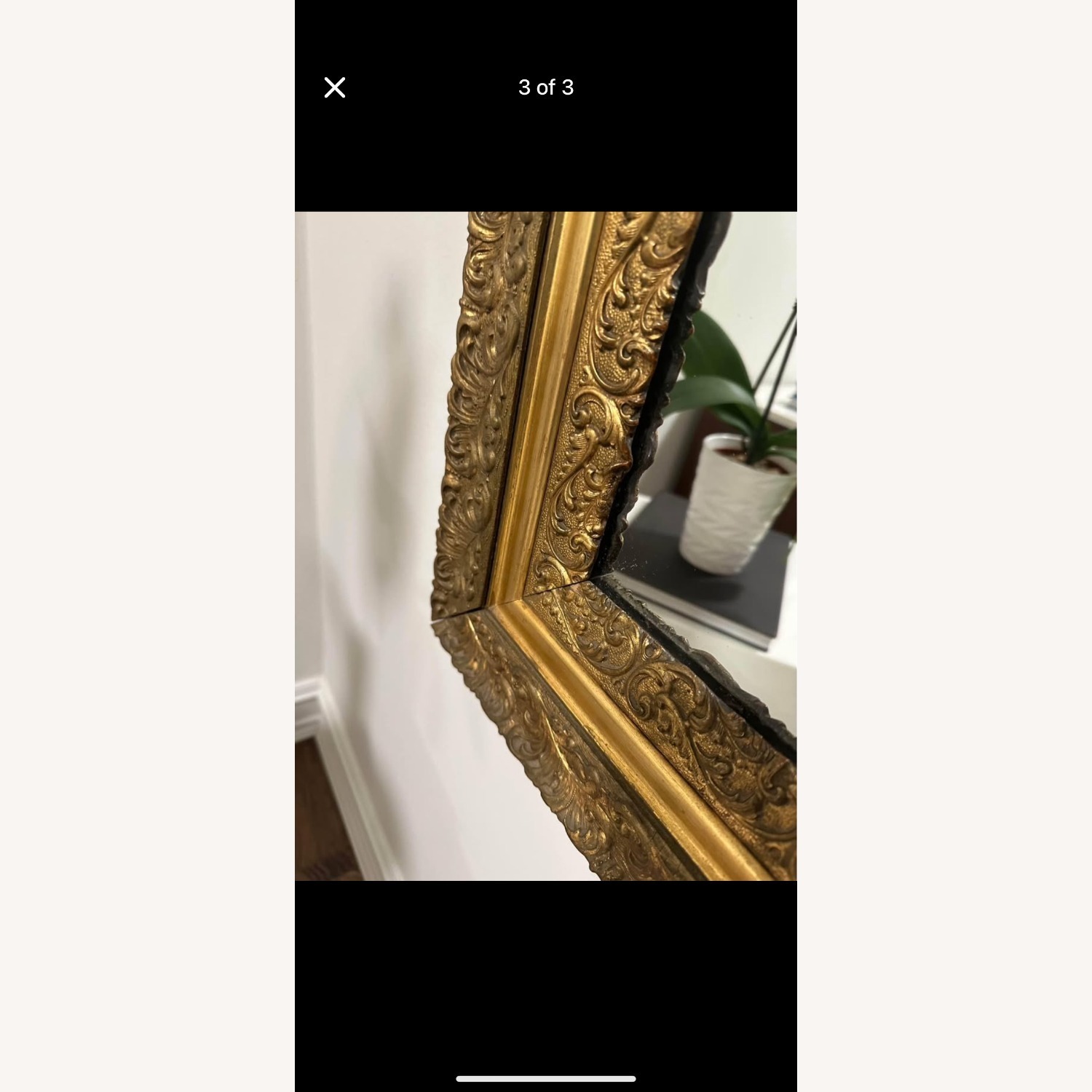 Antique Golden Wall Mirror - image-3