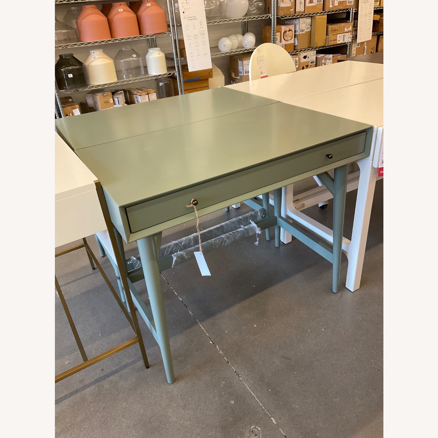 West Elm Mid Century Mini Desk - image-3
