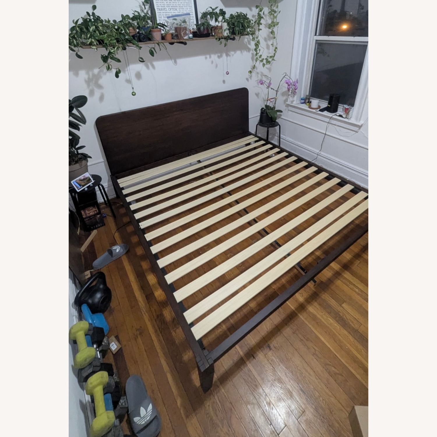 Nectar Bamboo Platform Bed Frame & Headboard - image-1
