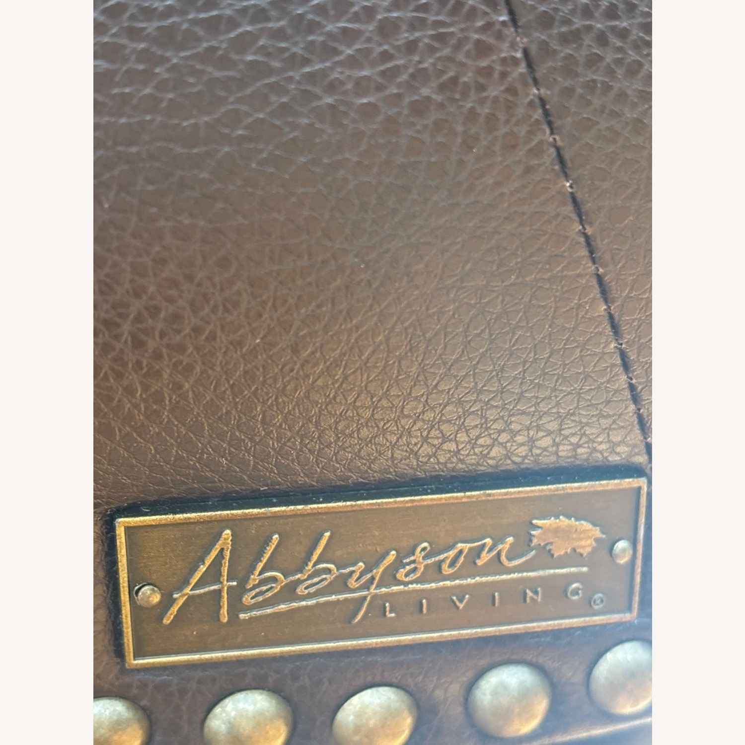 Abbyson Alessio Bonded Leather Chaise - image-8