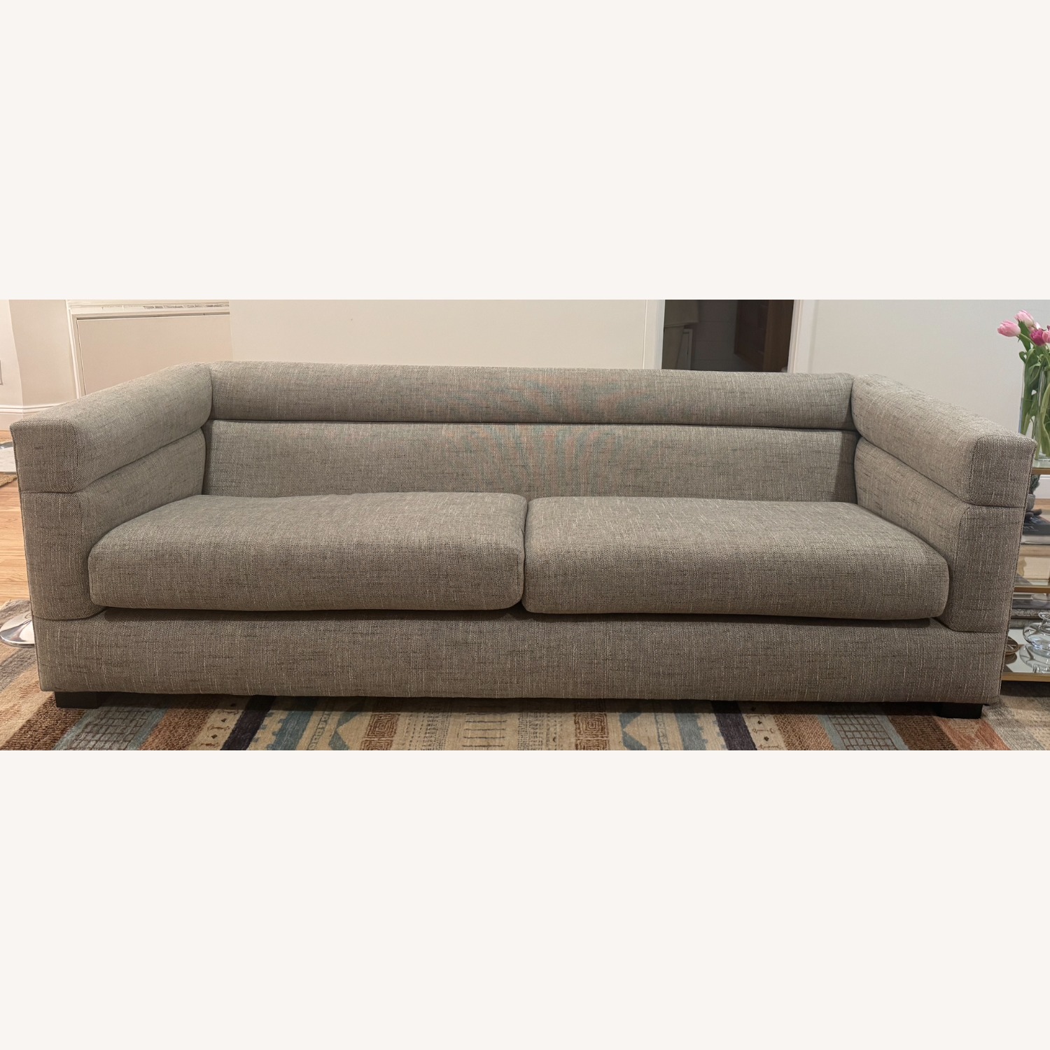 Mitchell Gold + Bob Williamns Bennet 90" Sofa Hollins Taupe Gray - image-1