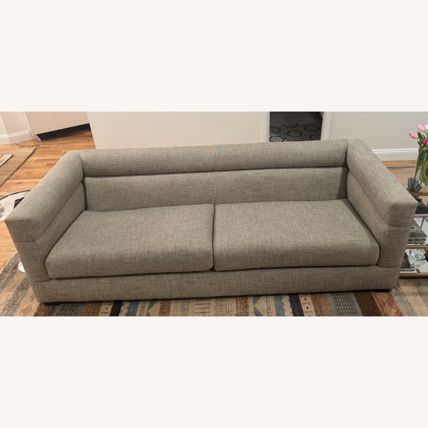 Mitchell Gold + Bob Williamns Bennet 90" Sofa Hollins Taupe Gray - image-2