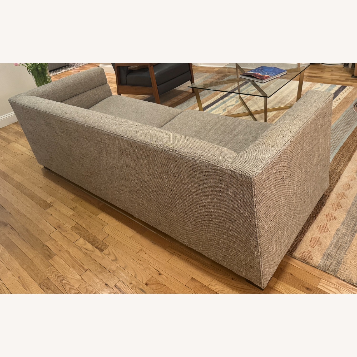 Mitchell Gold + Bob Williamns Bennet 90" Sofa Hollins Taupe Gray - image-4