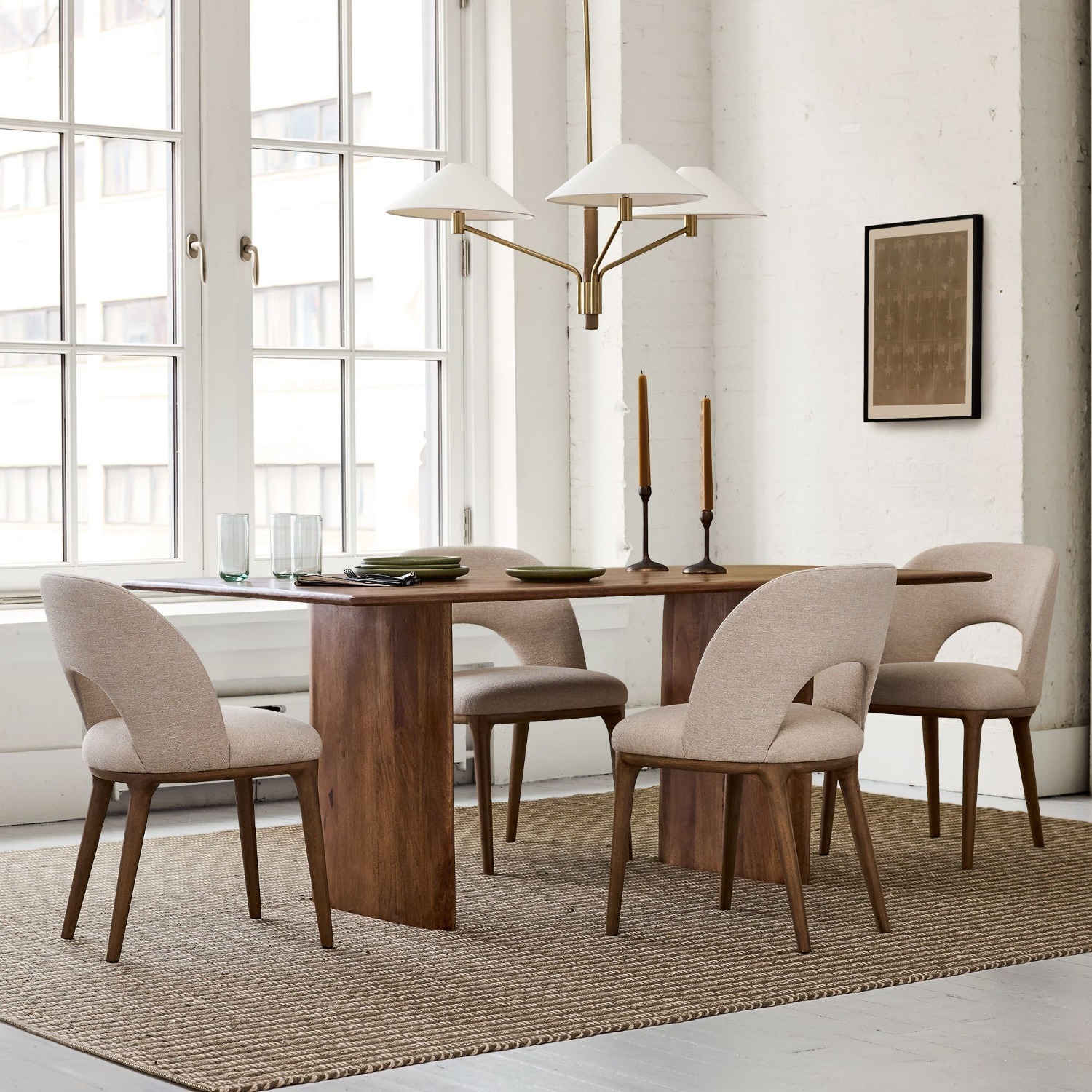 West Elm Anton Solid Wood Dining Table - image-3
