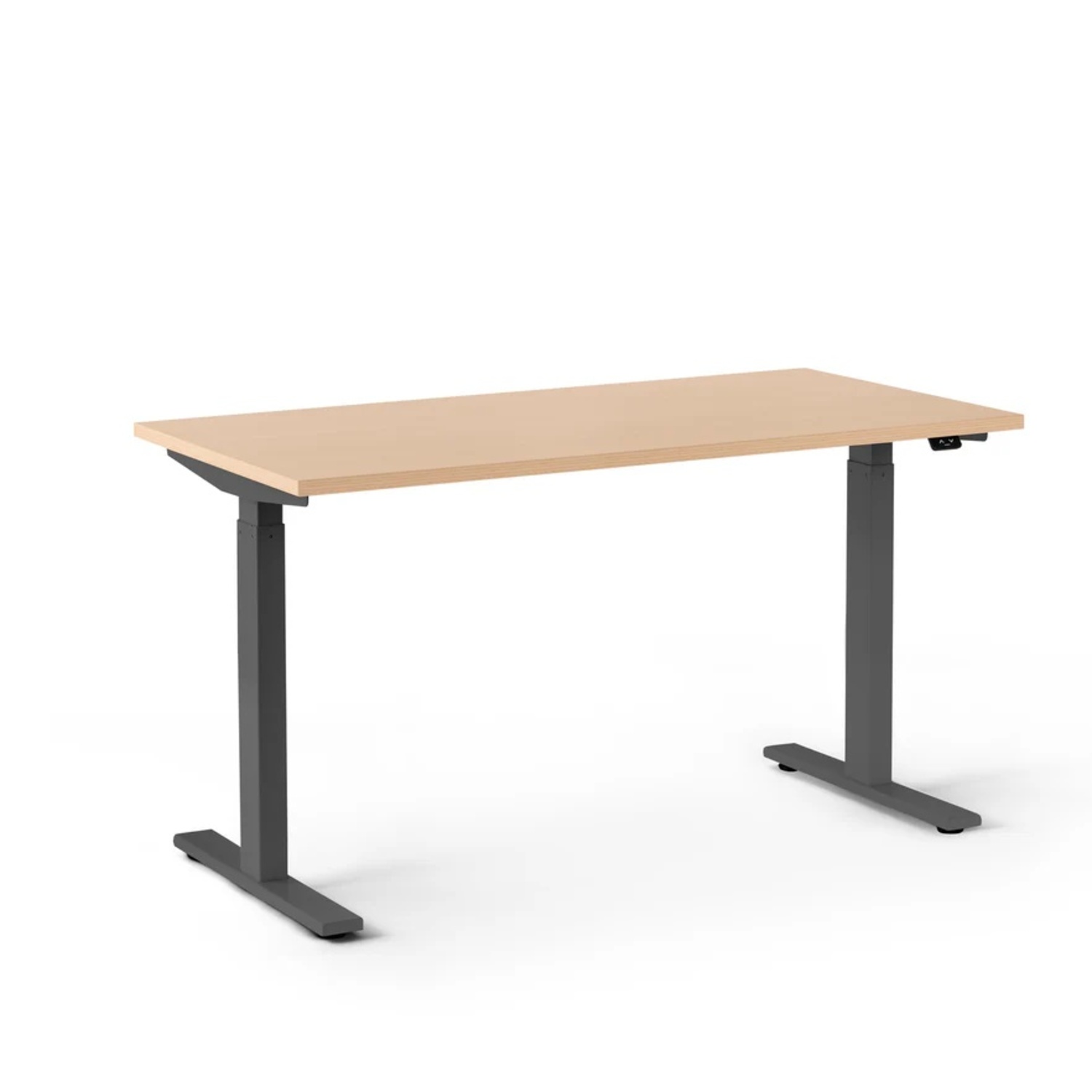 Poppin Series L 2S Electric Adjustable Height Desk - image-4