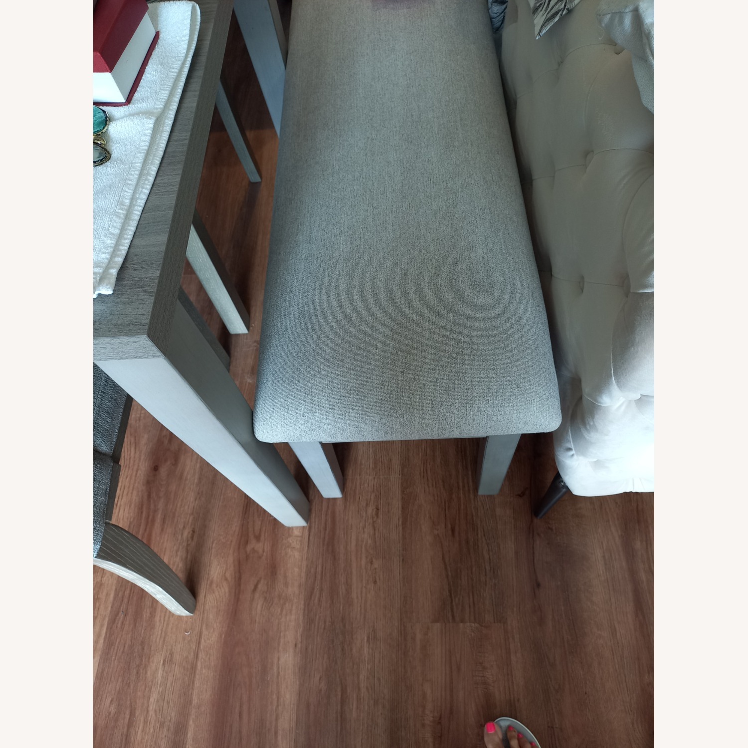 Ashley Furniture Dining Set, 4 Chairs and Bench - image-2