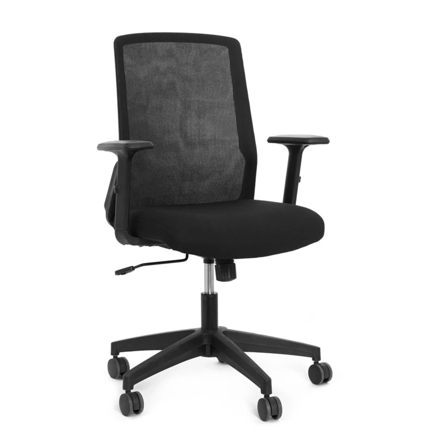 Poppin Nomad Height Adjustable Black Office Chair - image-5