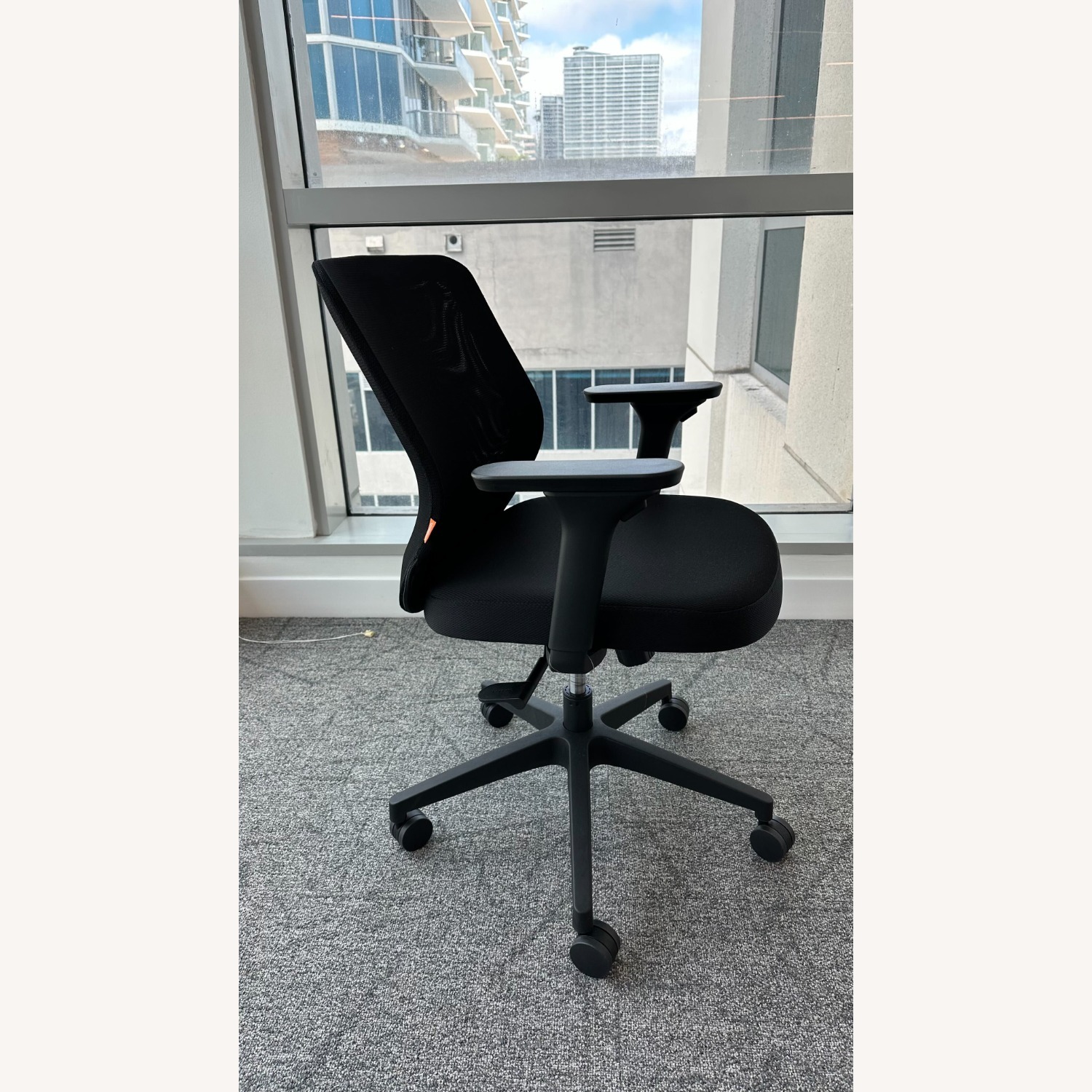 Poppin Nomad Height Adjustable Black Office Chair - image-2