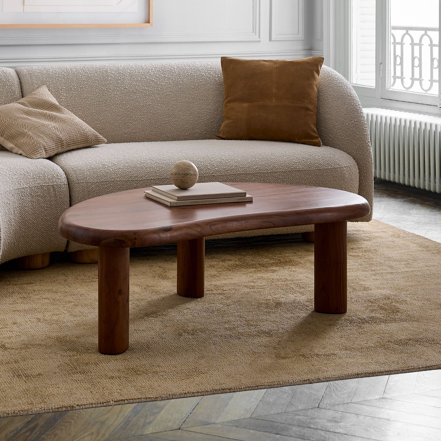 West Elm Cannellini Coffee Table (47") - image-3