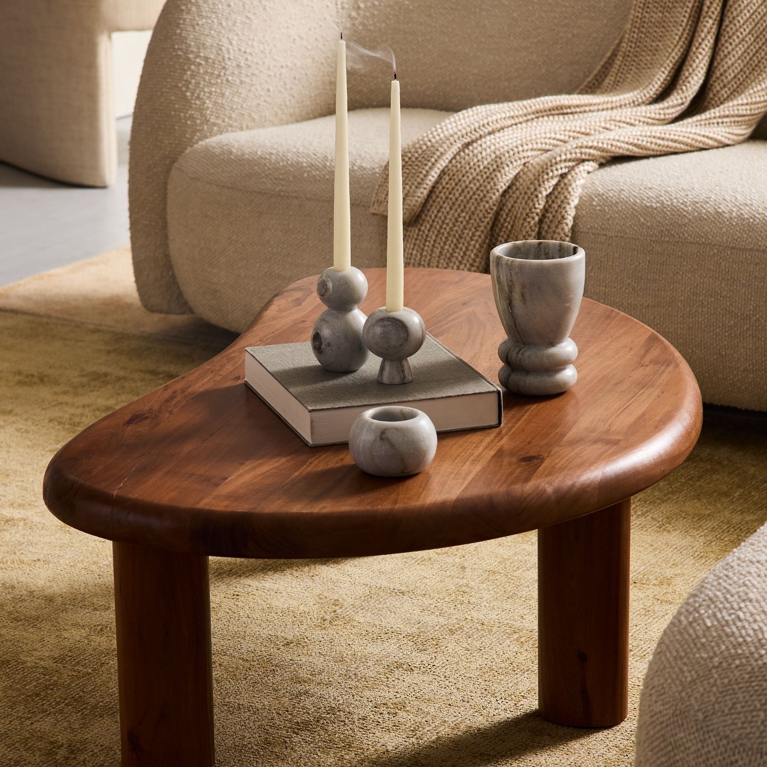 West Elm Cannellini Coffee Table (47") - image-2