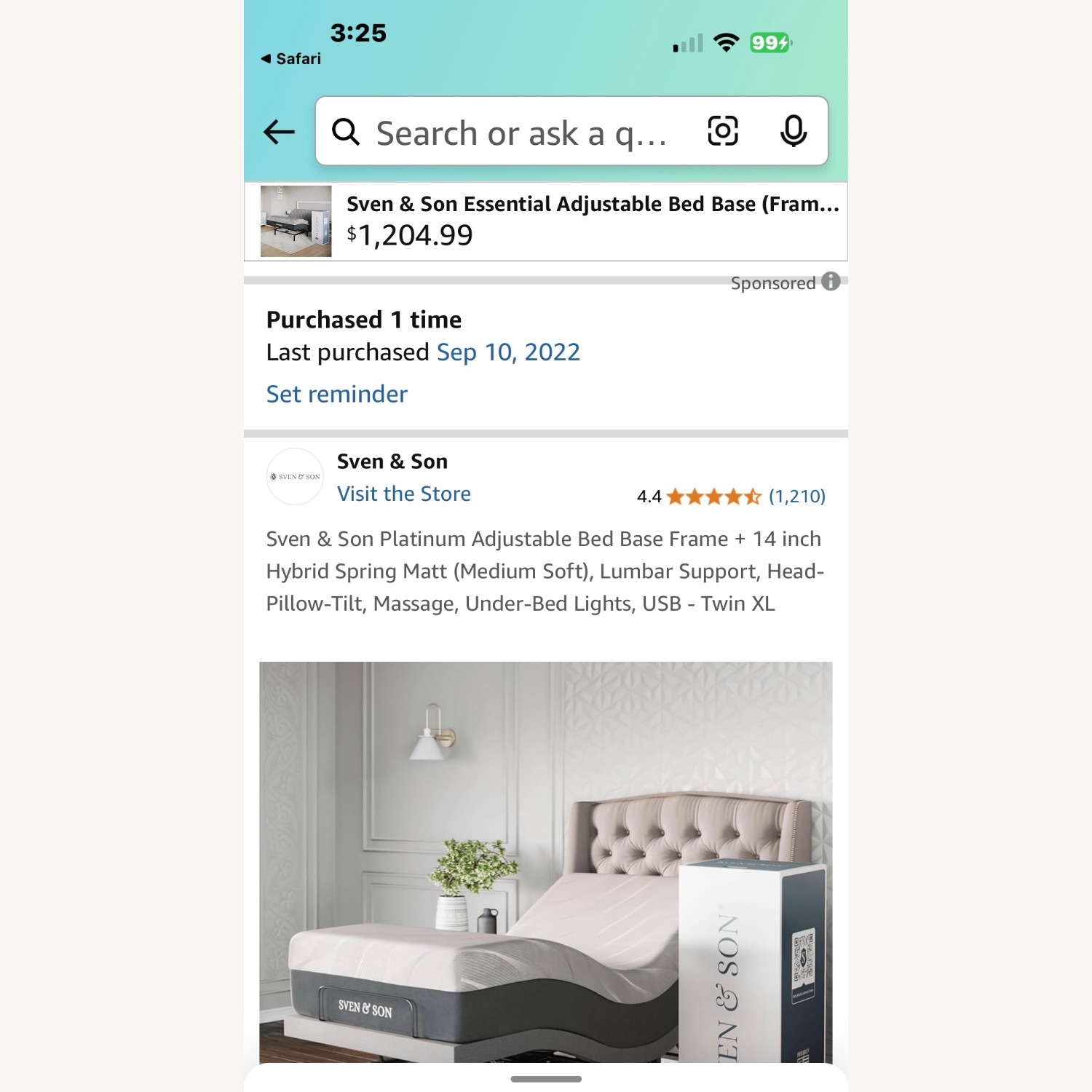 Sven & Son Platinum Adjustable Bed Base Frame - image-9