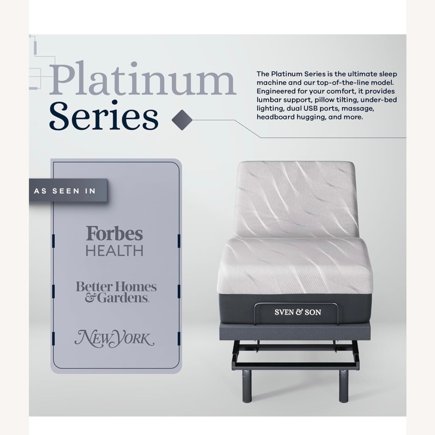 Sven & Son Platinum Adjustable Bed Base Frame - image-6