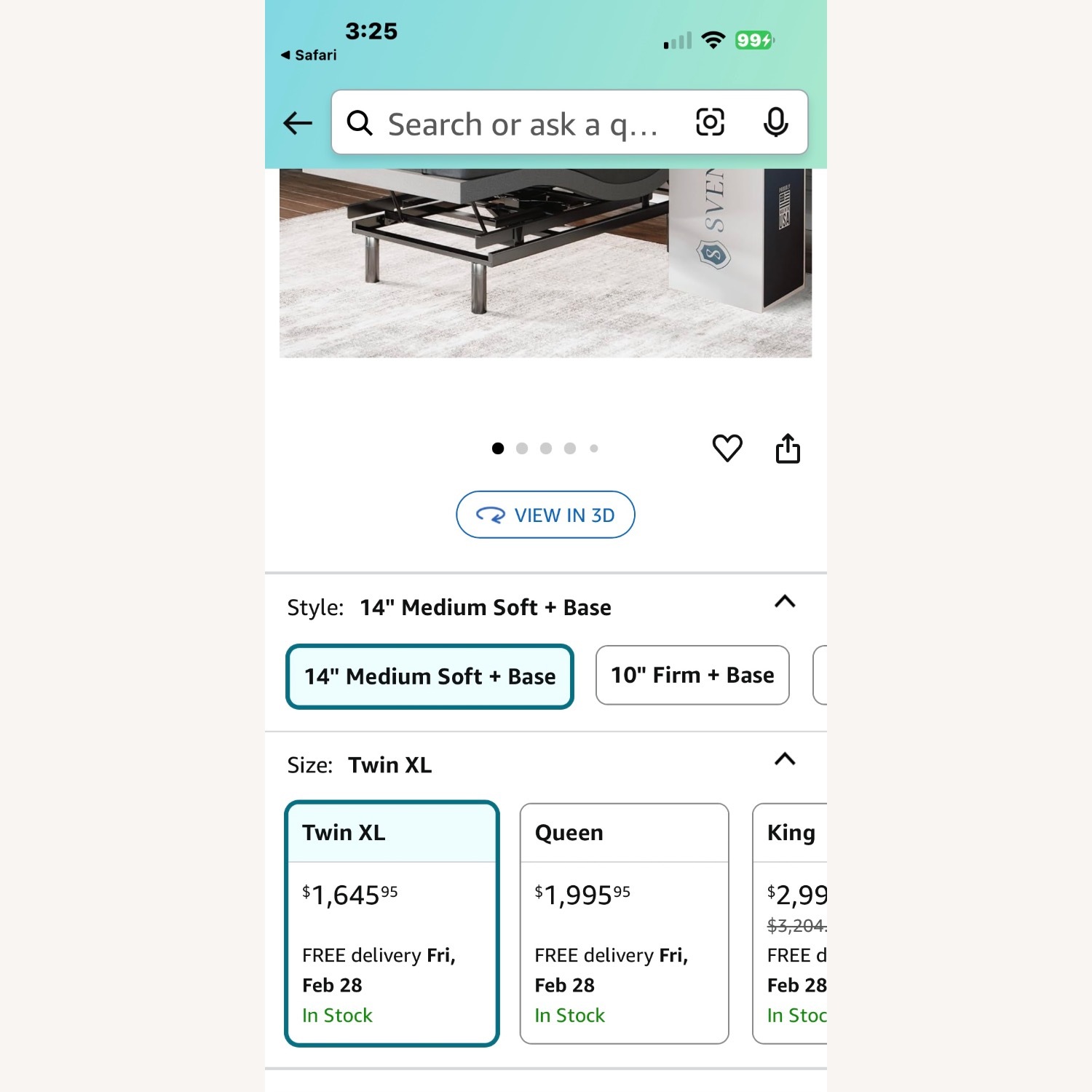 Sven & Son Platinum Adjustable Bed Base Frame - image-8