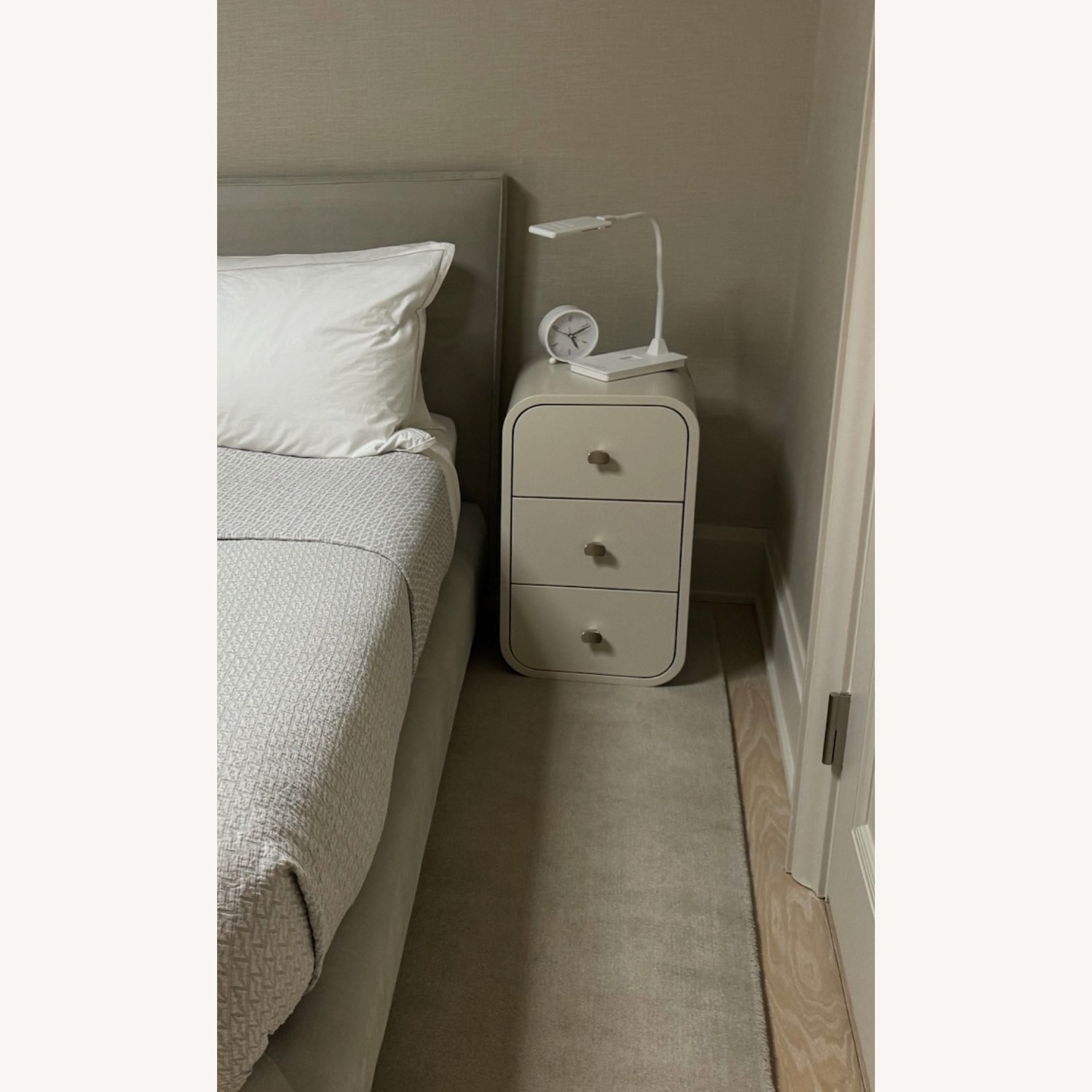 Custom Lacquered Wooden Bedside Tables - image-1
