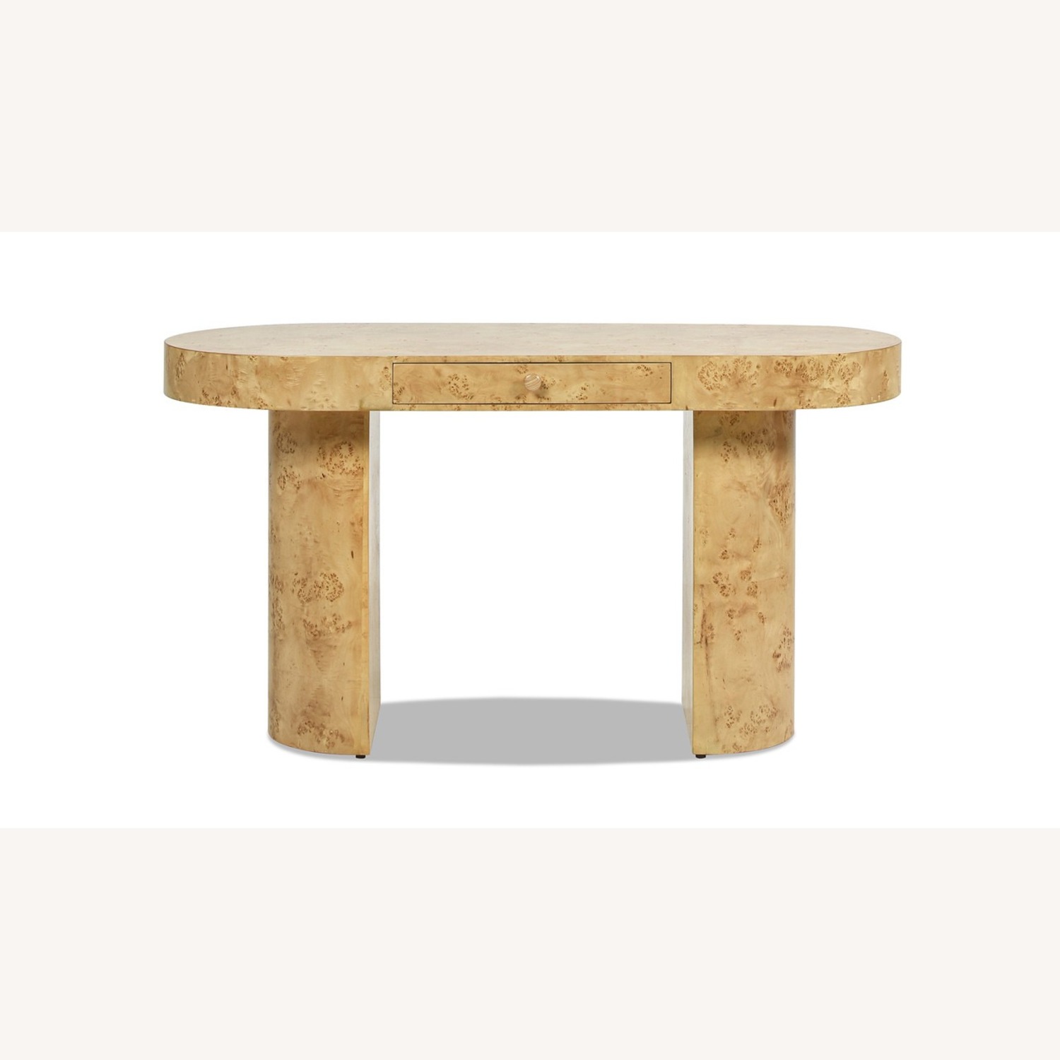 Joss & Main Hurston Burl Oval Desk - image-1
