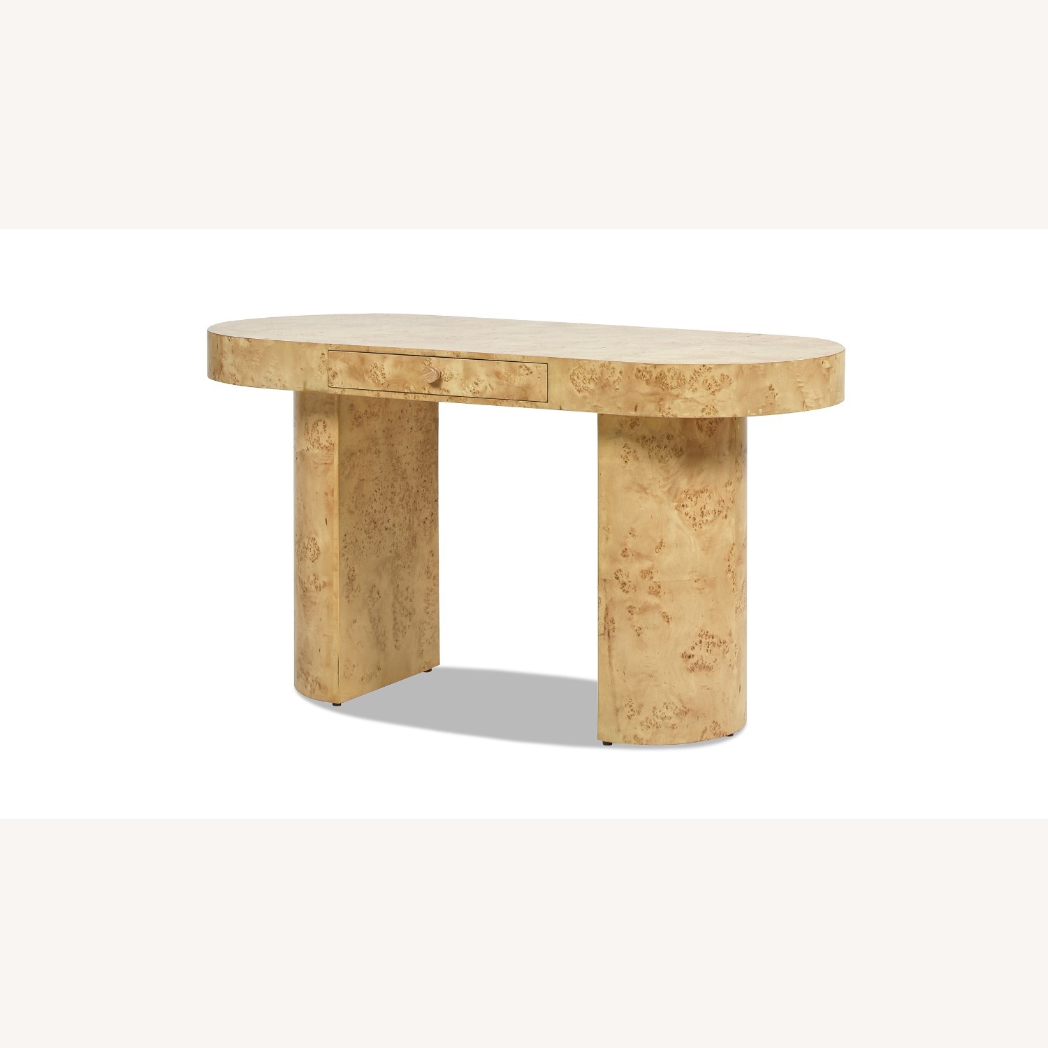 Joss & Main Hurston Burl Oval Desk - image-2