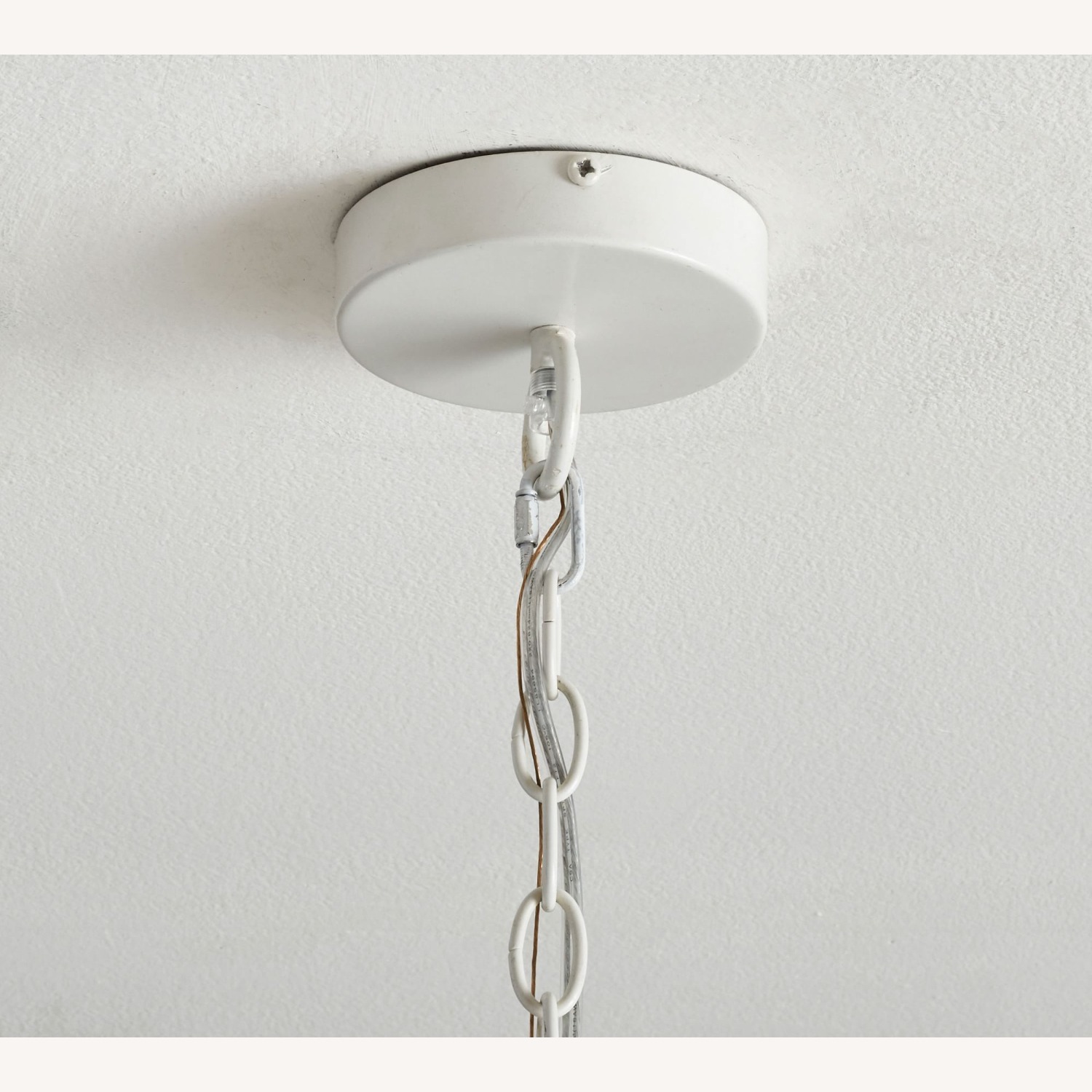 Pottery Barn Bristol Wood Bead Chandelier (30") - image-2