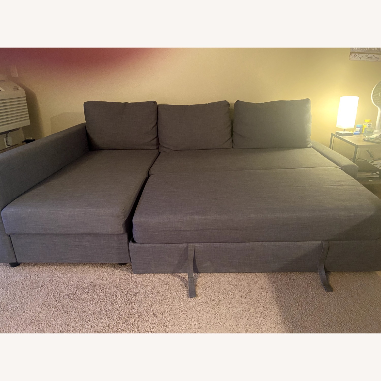 IKEA Grey Friheten Sleeper Sectional - image-5