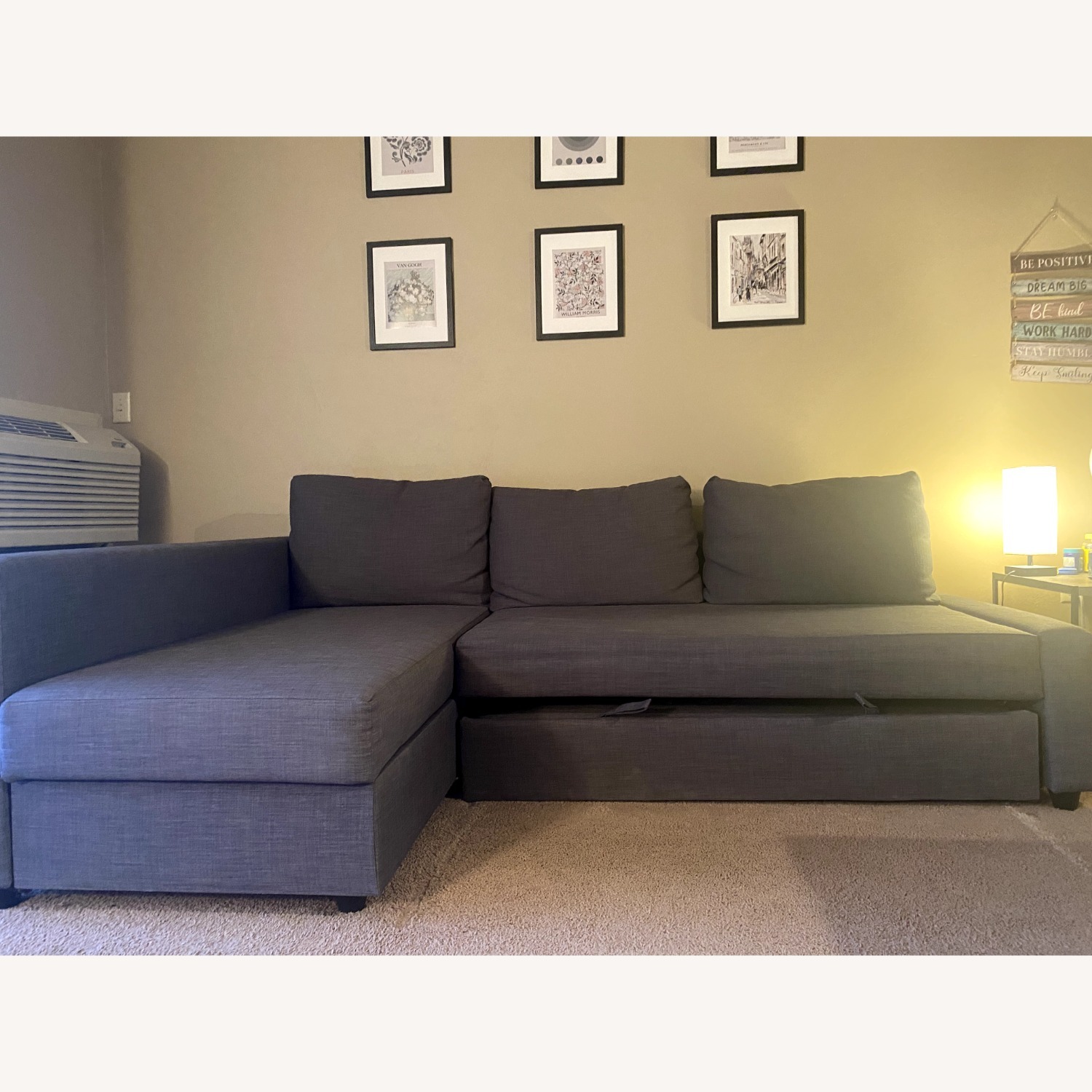 IKEA Grey Friheten Sleeper Sectional - image-1