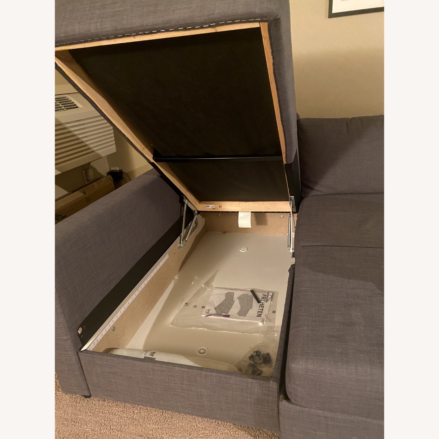 IKEA Grey Friheten Sleeper Sectional - image-6