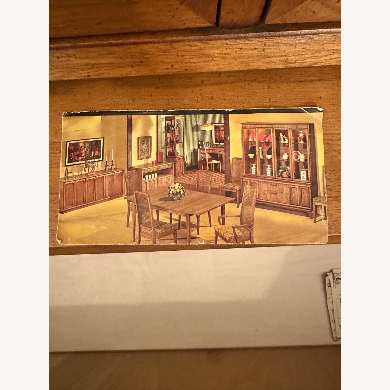 Midcentury Broyhill Facet Hutch - image-3